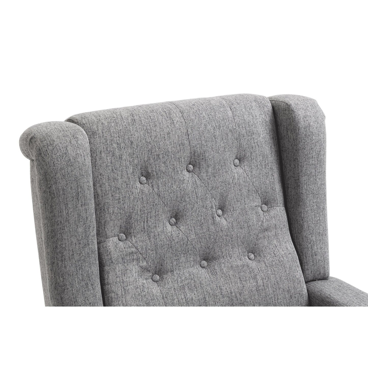 Fauteuil inclinable manuel moderne à dossier bas, siège de cinéma maison, fauteuil de salon à oreilles avec vibrations et chaleur