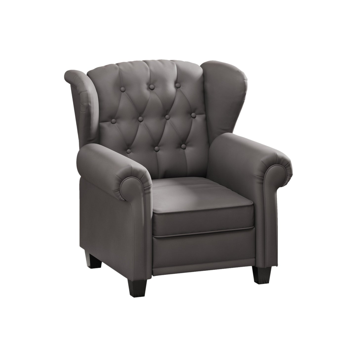 Fauteuil inclinable moderne capitonné et relevable