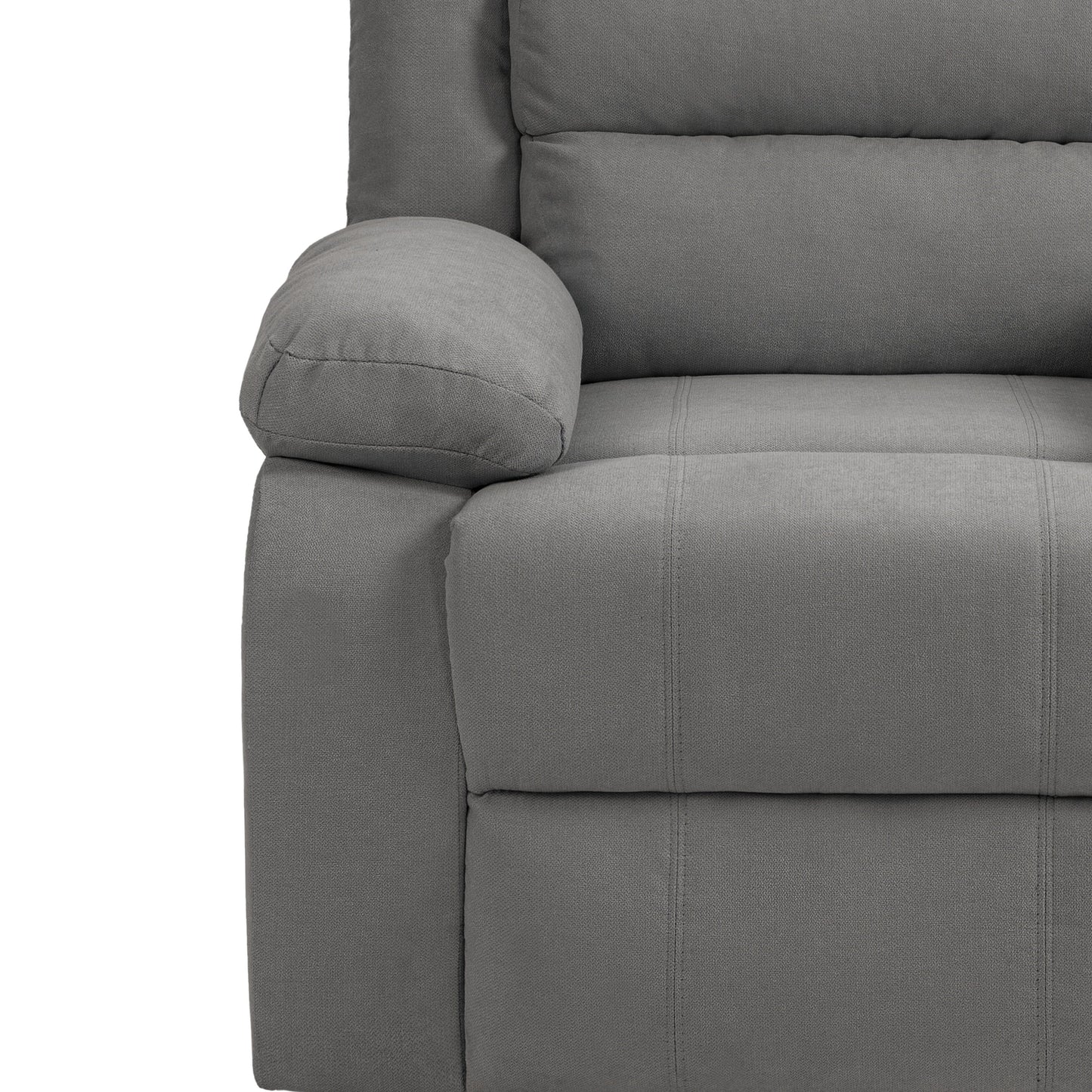Fauteuil inclinable rembourré moderne avec dossier réglable