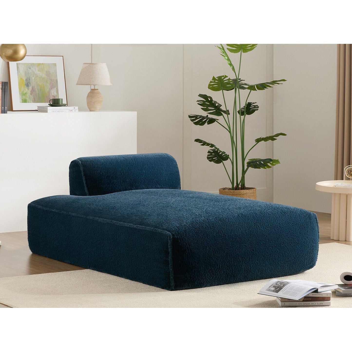 Canapé-lit modulaire de 72 pouces entièrement compressé avec design sans cadre pour salon, aucun assemblage requis
