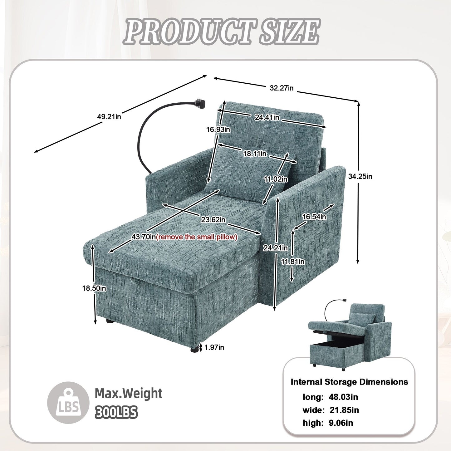 Canapé inclinable multifonctionnel pour personne paresseuse, dossier de rangement avec support pour téléphone portable, chaise de loisirs simple en chenille