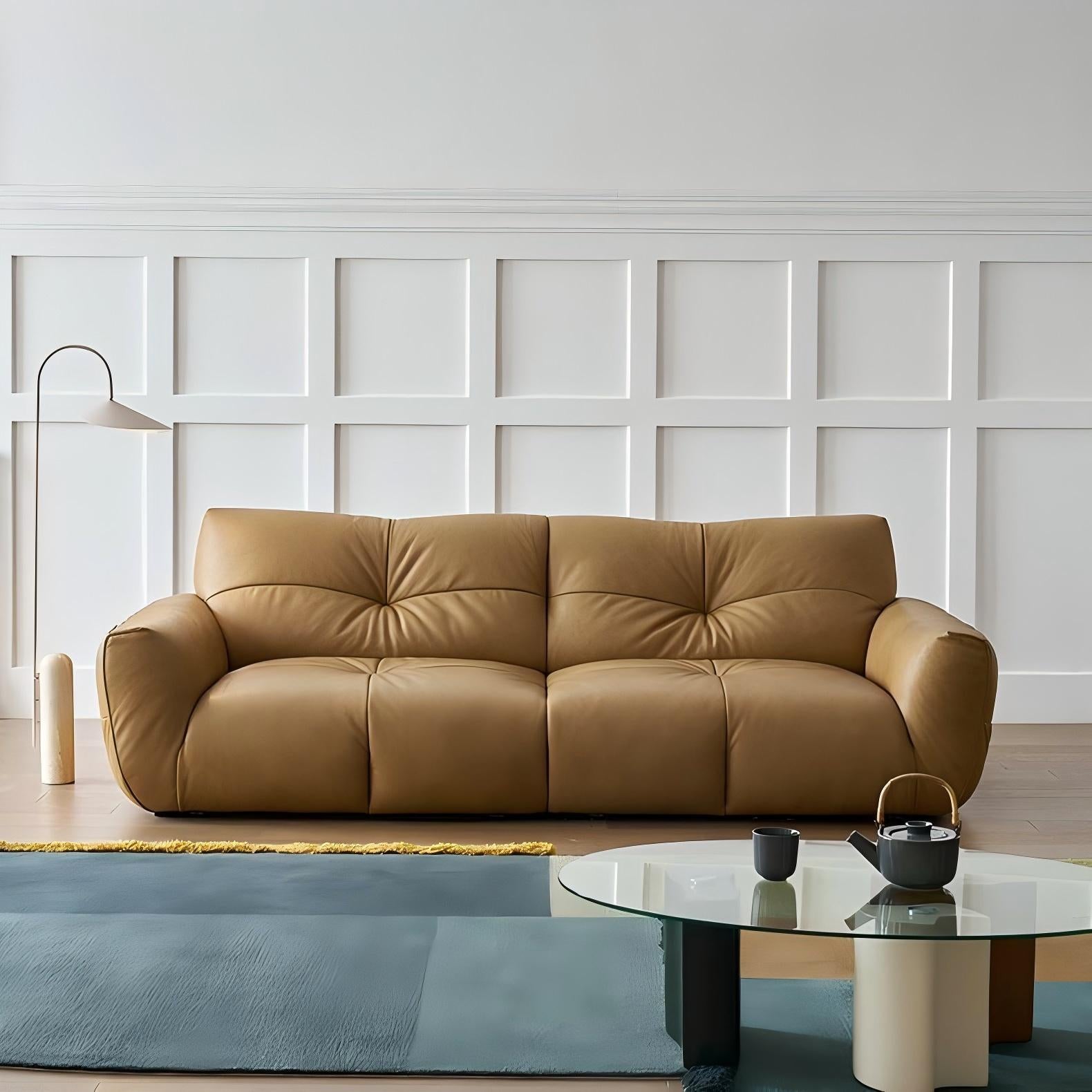 Cocoa Loaf Leather Sofa
