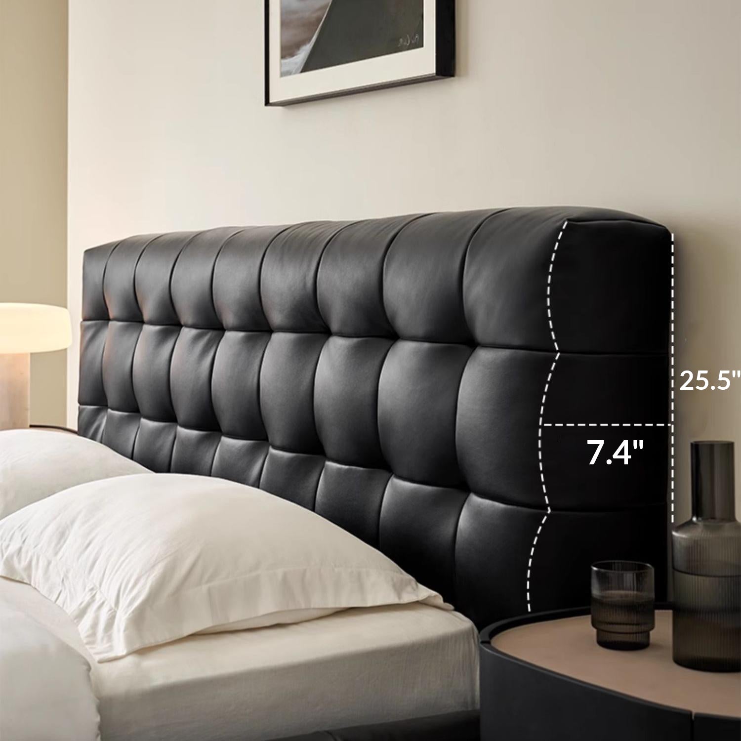 Marshmallow Leather Bed