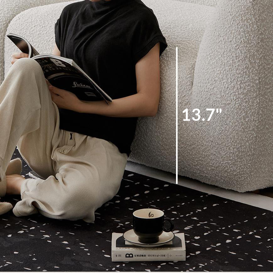 Snuggle Cloud Cream Boucle Sofa