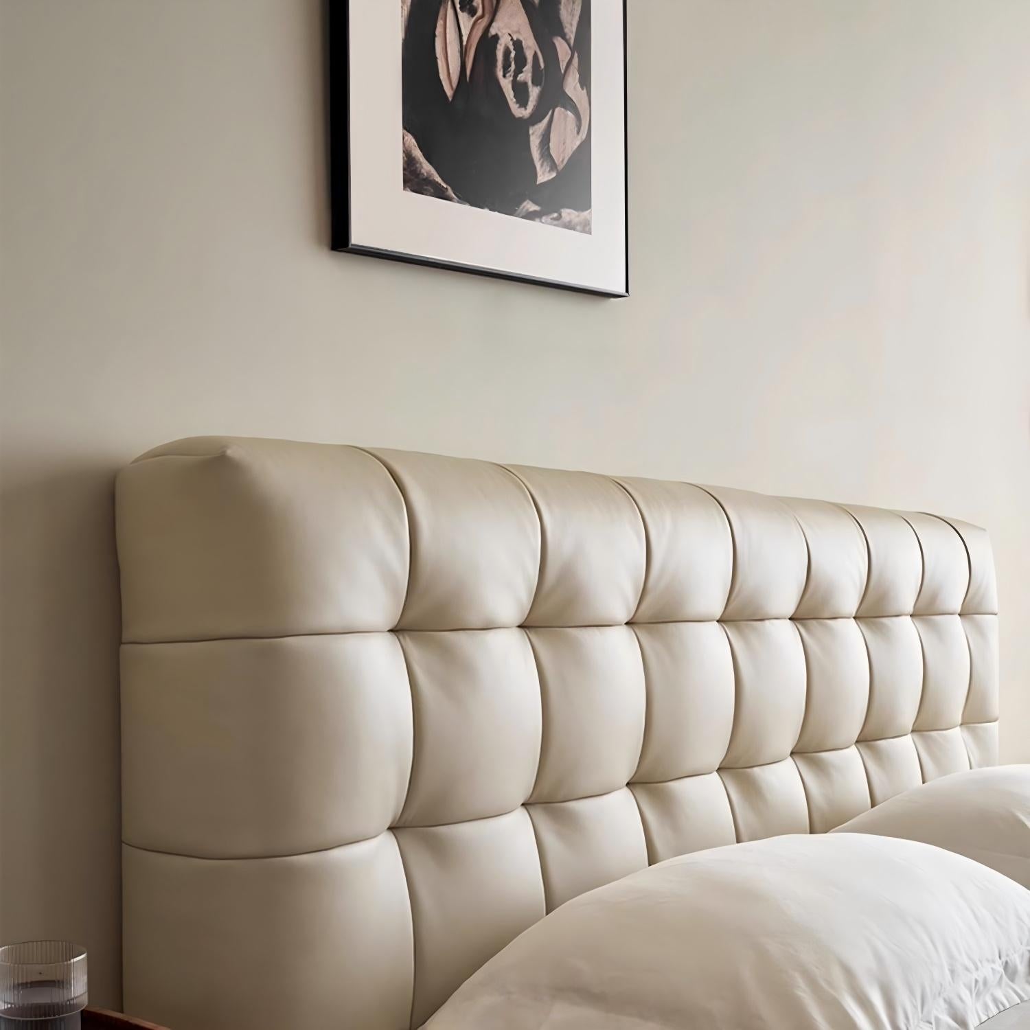 Marshmallow Leather Bed
