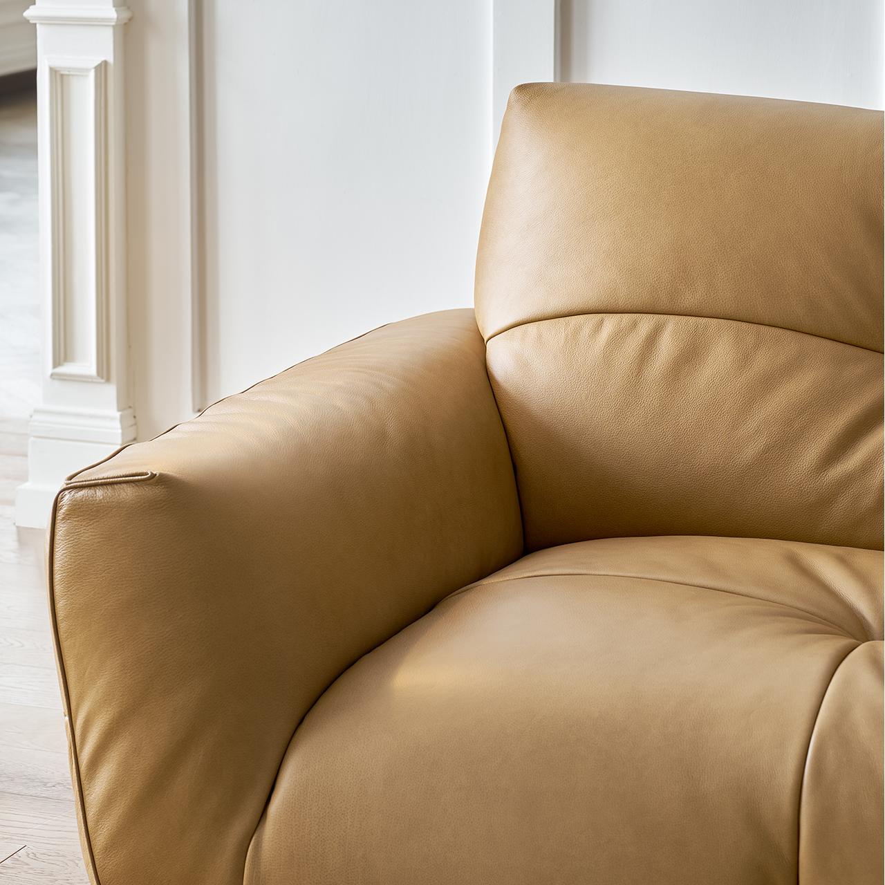 Cocoa Loaf Leather Sofa