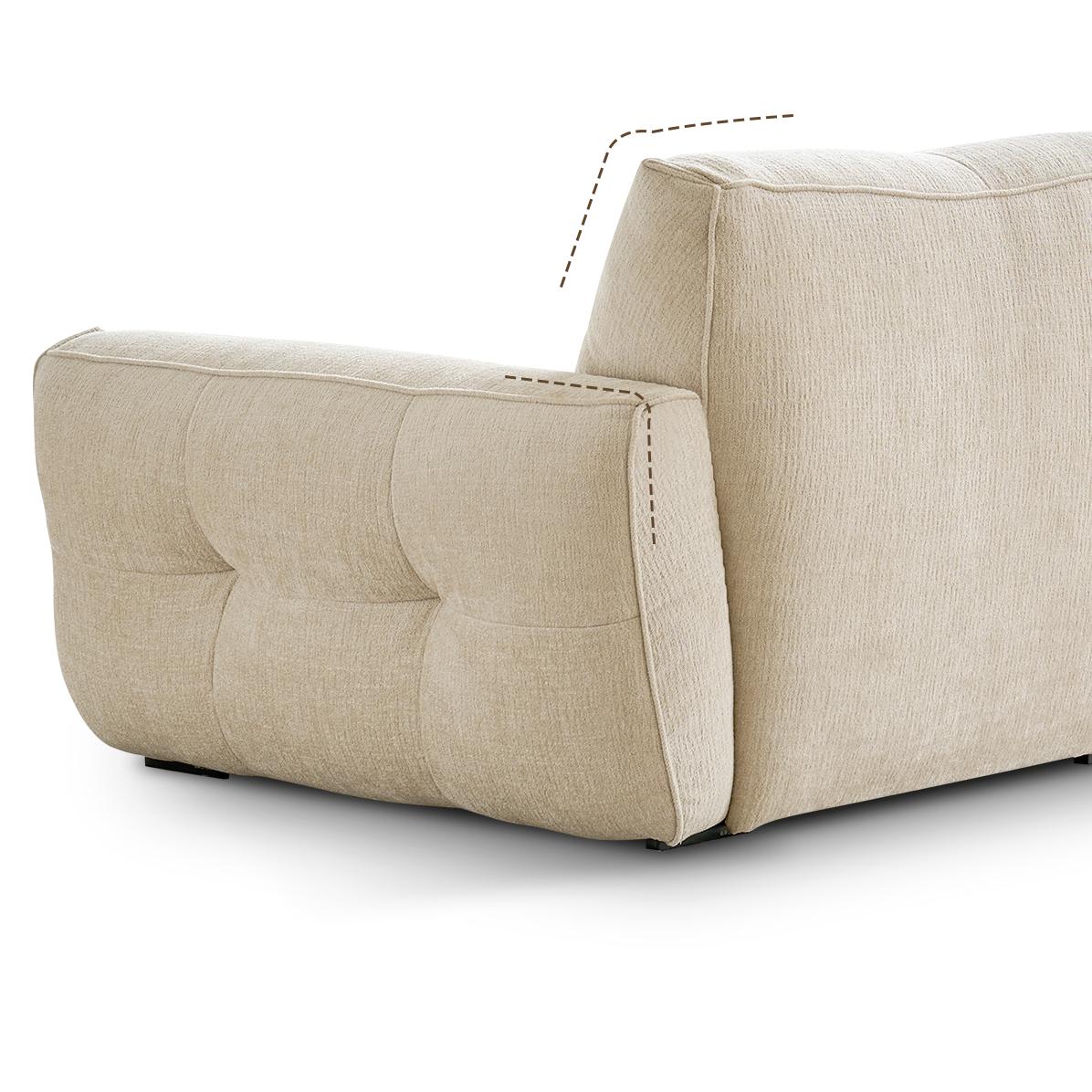Cocoa Loaf Fabric Sofa