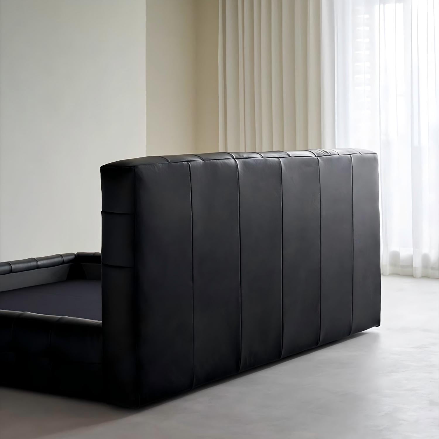 Marshmallow Leather Bed