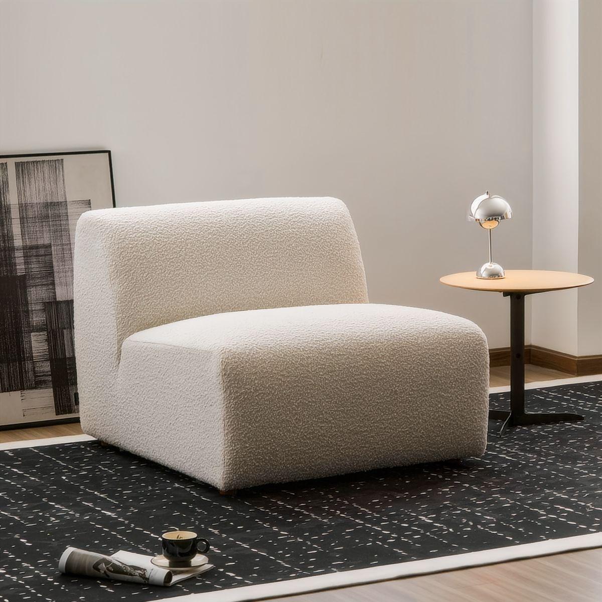 Snuggle Cloud Cream Boucle Sofa