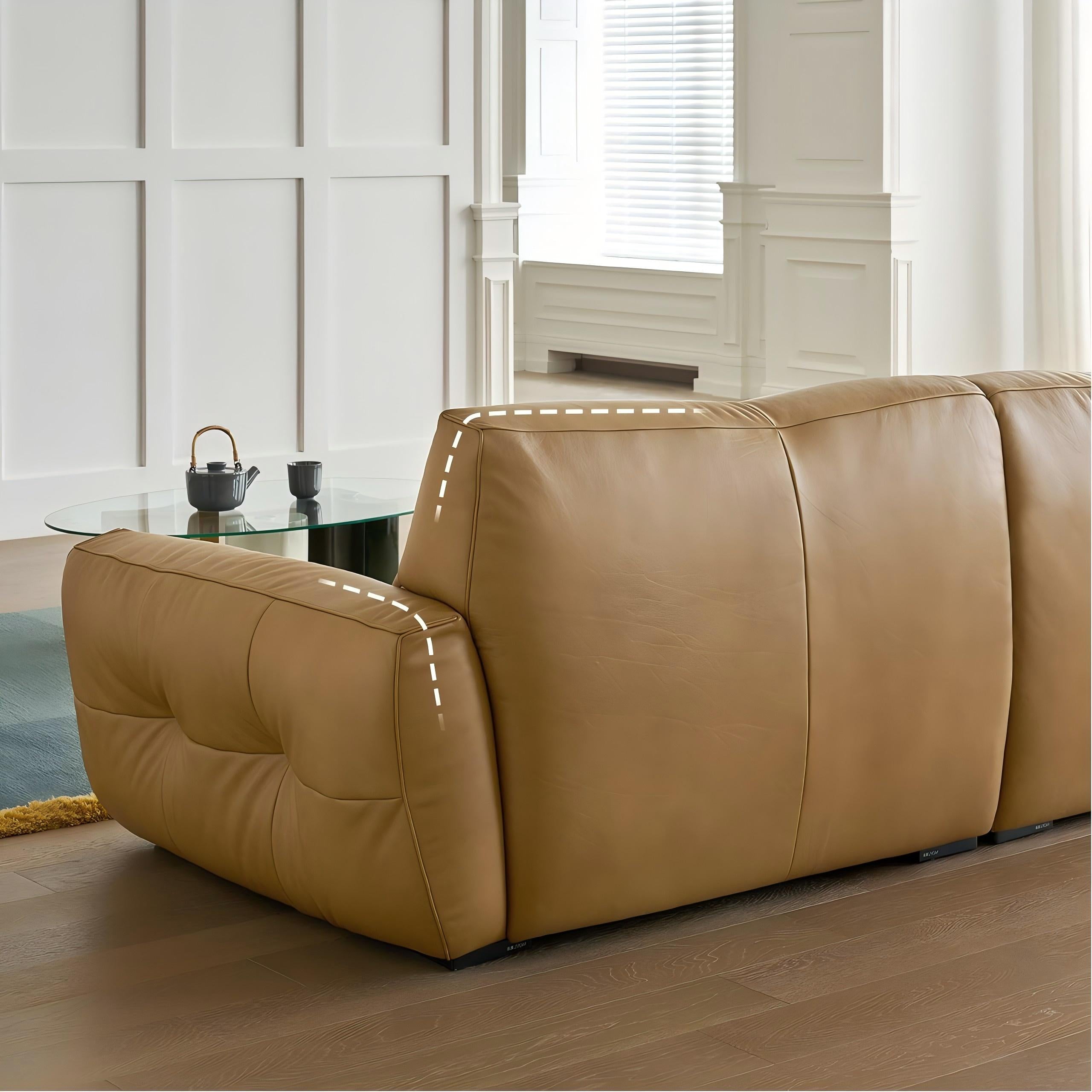 Cocoa Loaf Leather Sofa
