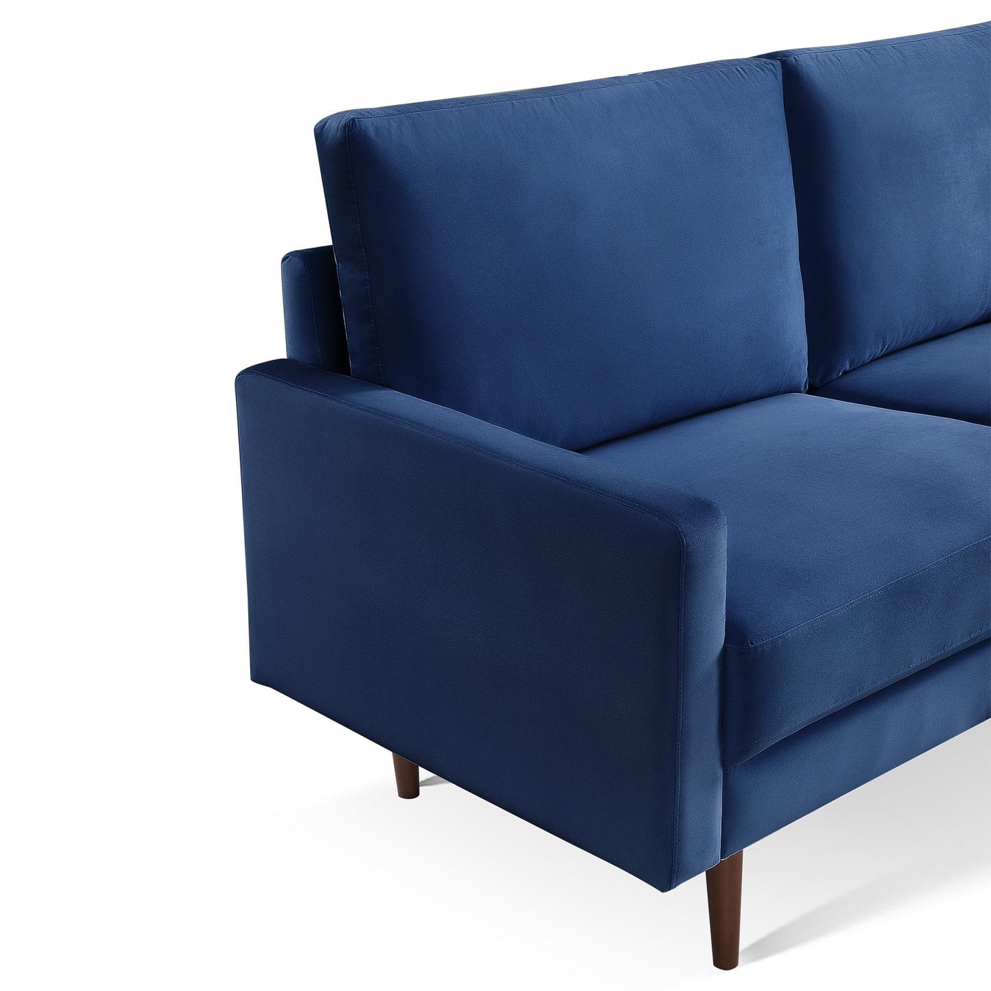 Canapé rembourré de 69 pouces de large avec accoudoirs carrés, mobilier de maison et de bureau OS