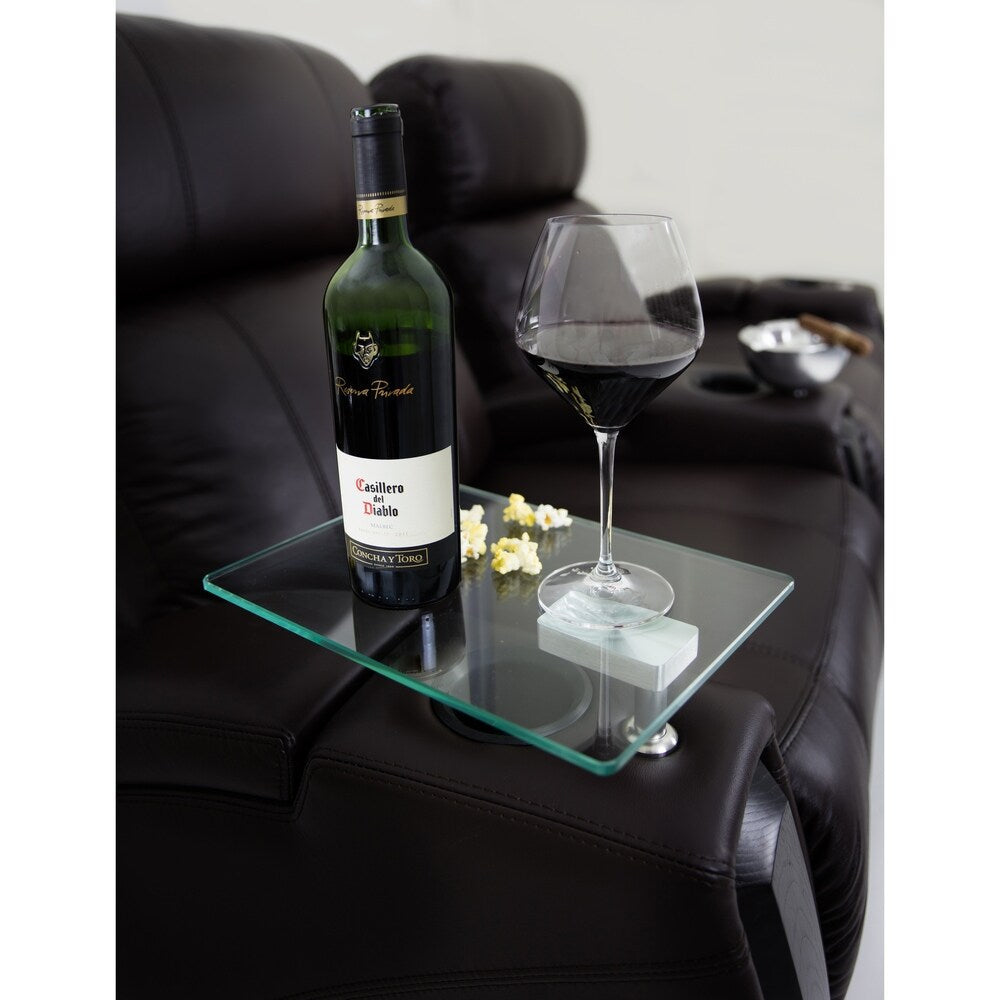 Table pivotante en verre Octane