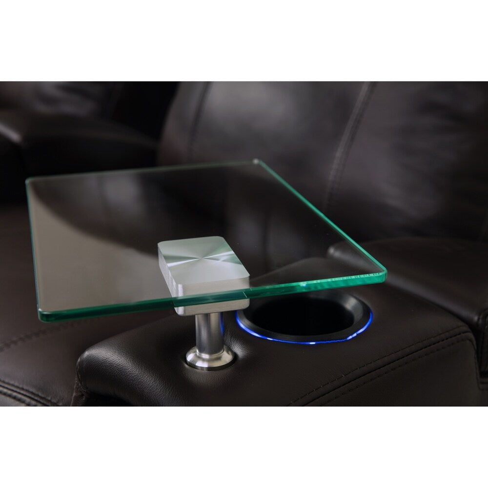 Table pivotante en verre Octane