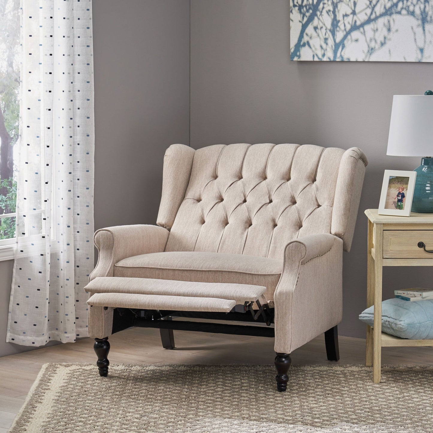 Fauteuil inclinable une place et demie