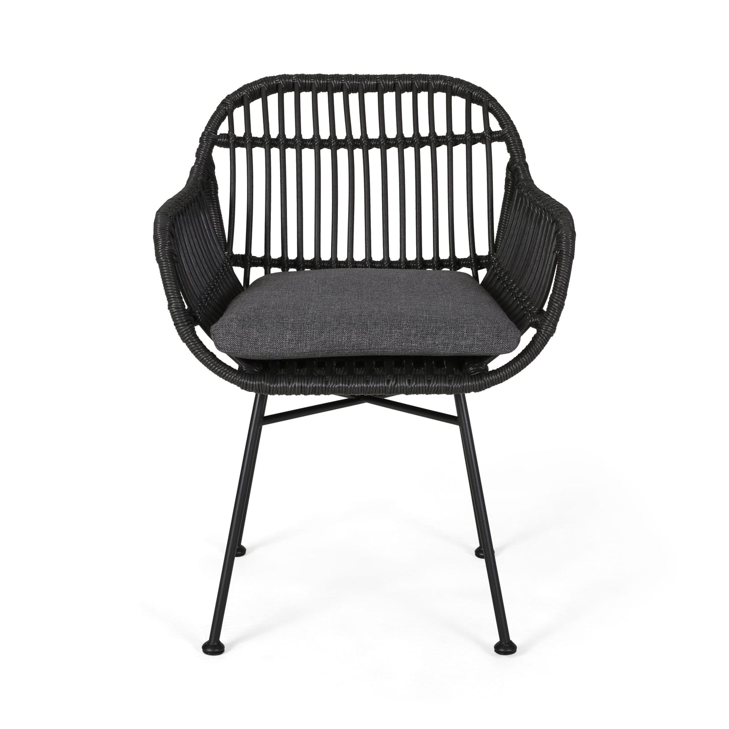 Chaises de patio Orlando en imitation rotin (lot de 2) par Christopher Knight Home