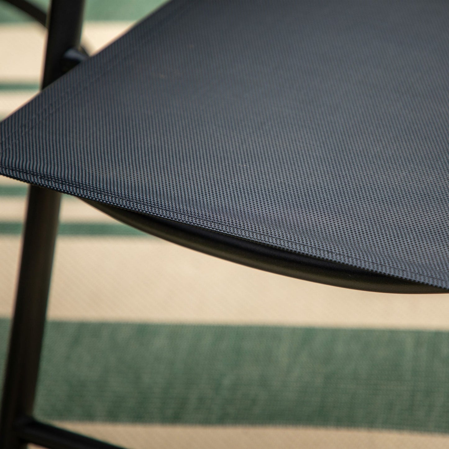 Ensemble de salle à manger d'extérieur 5/7 pièces, chaise pliante inclinable à 7 positions et table en acier avec revêtement électrolytique