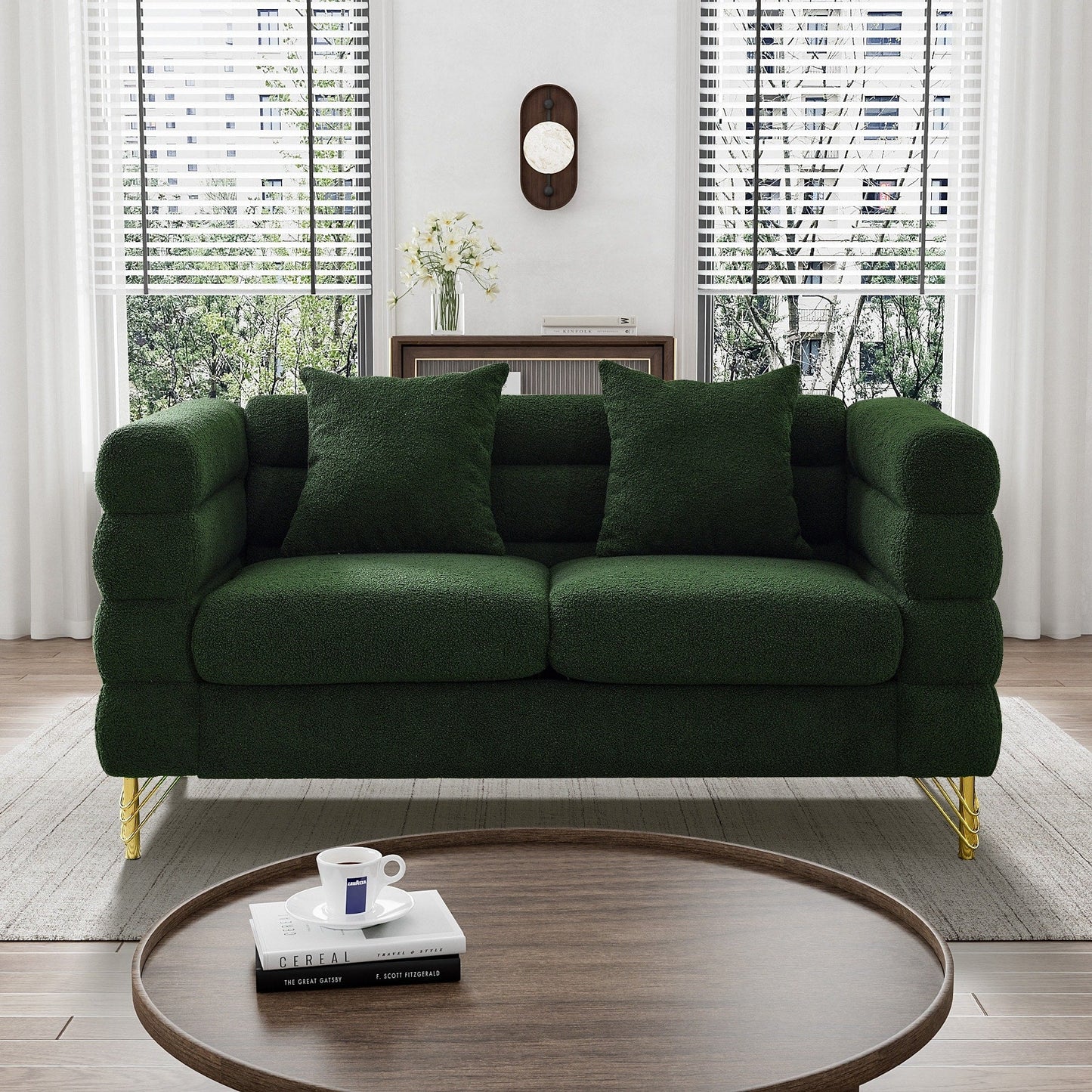 Canapé Ouyessir Mid-Century pour chambre, salon, bureau, appartement