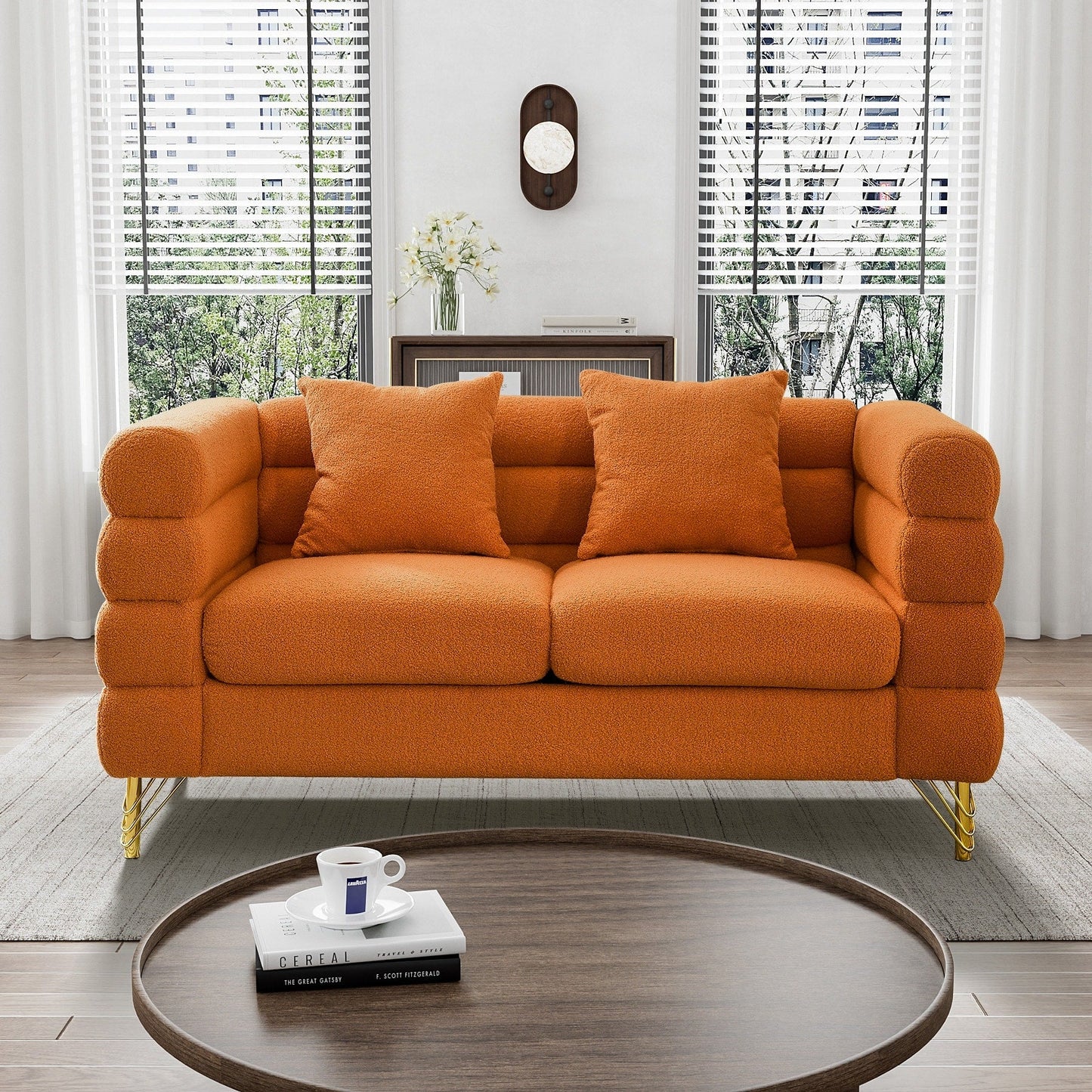 Canapé Ouyessir Mid-Century pour chambre, salon, bureau, appartement