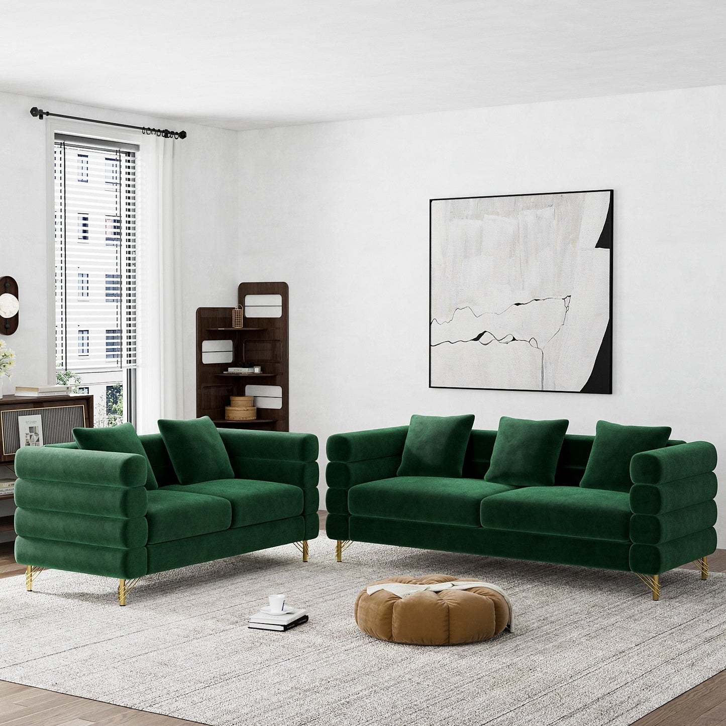 Canapé Ouyessir Mid-Century pour chambre, salon, bureau, appartement