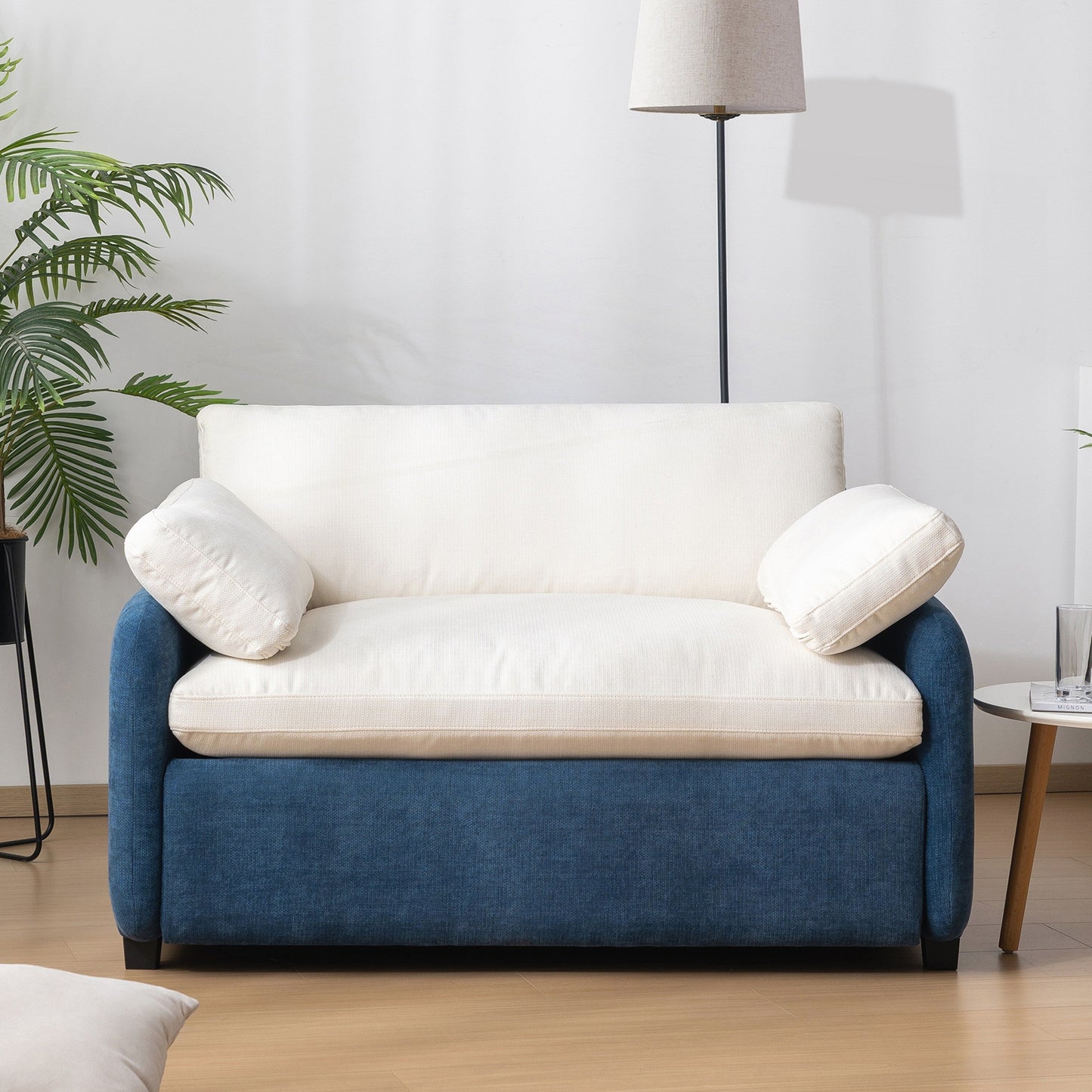 Fauteuil simple surdimensionné en chenille