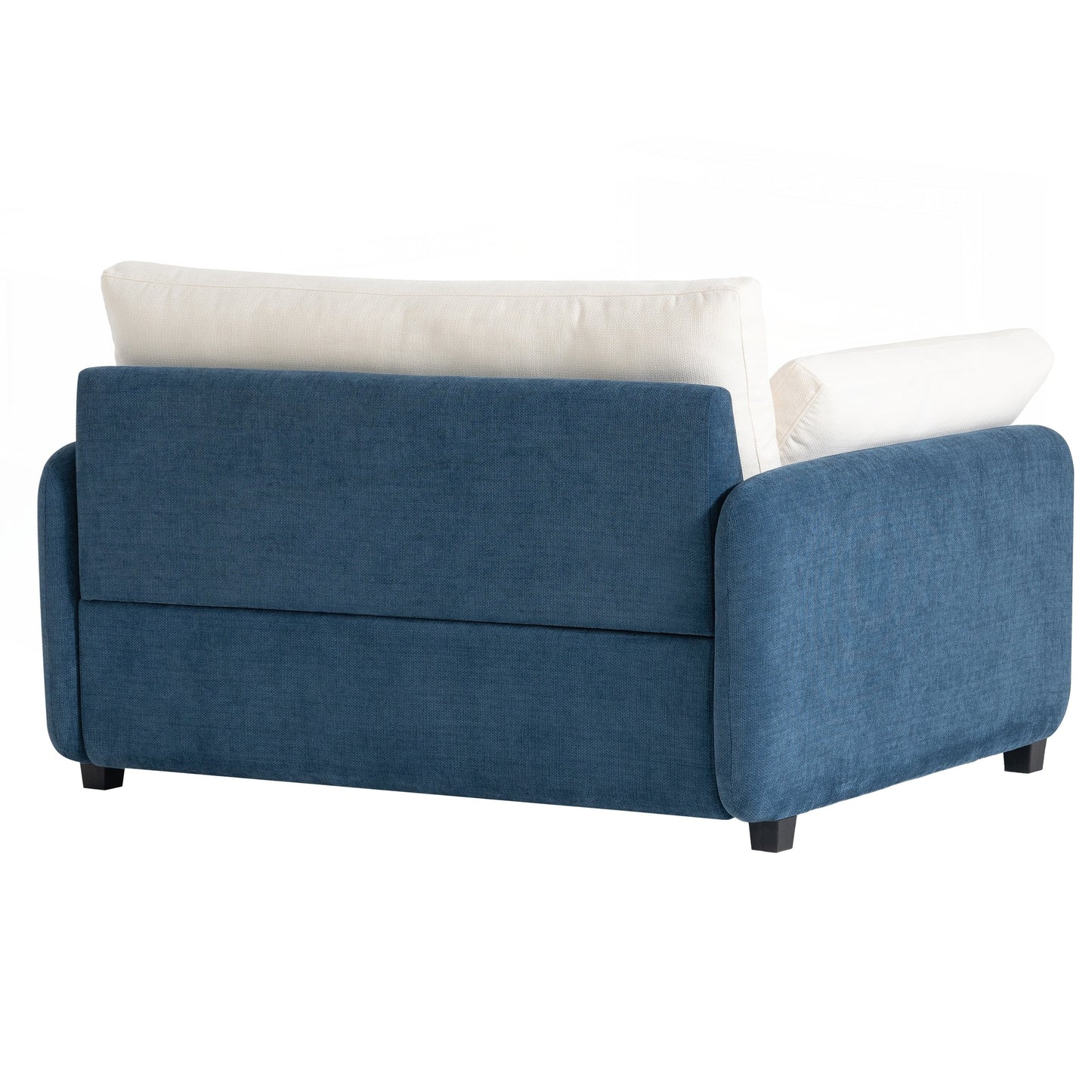 Fauteuil simple surdimensionné en chenille