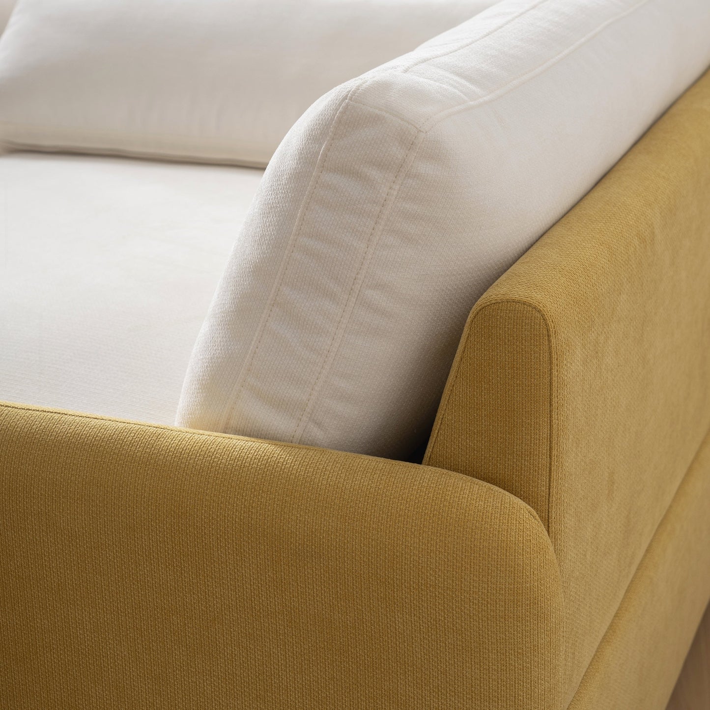 Fauteuil simple surdimensionné en chenille