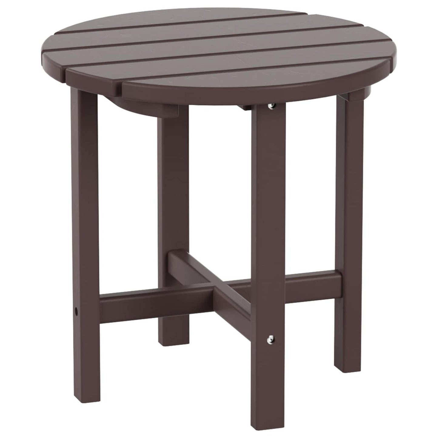 Chaises Adirondack Polytrends Altura Classic Outdoor écologiques toutes saisons avec table d'appoint (ensemble de 3 pièces)