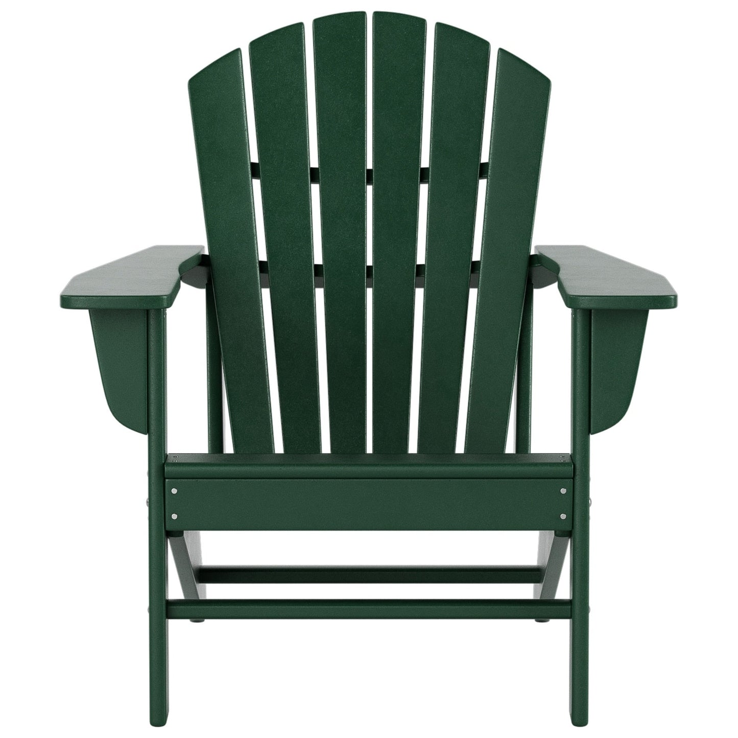 Chaises Adirondack Polytrends Altura Classic Outdoor écologiques toutes saisons avec table d'appoint (ensemble de 3 pièces)