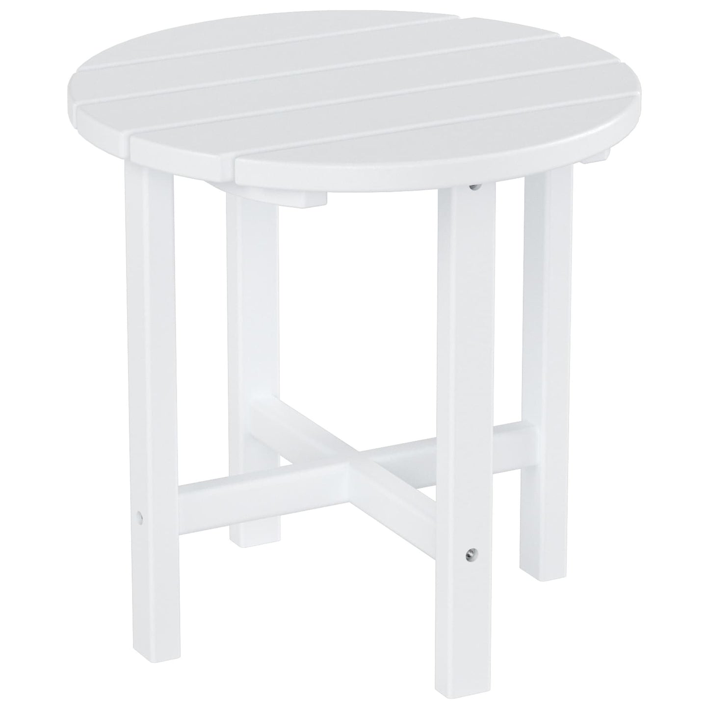 Chaises Adirondack Polytrends Altura Classic Outdoor écologiques toutes saisons avec table d'appoint (ensemble de 3 pièces)