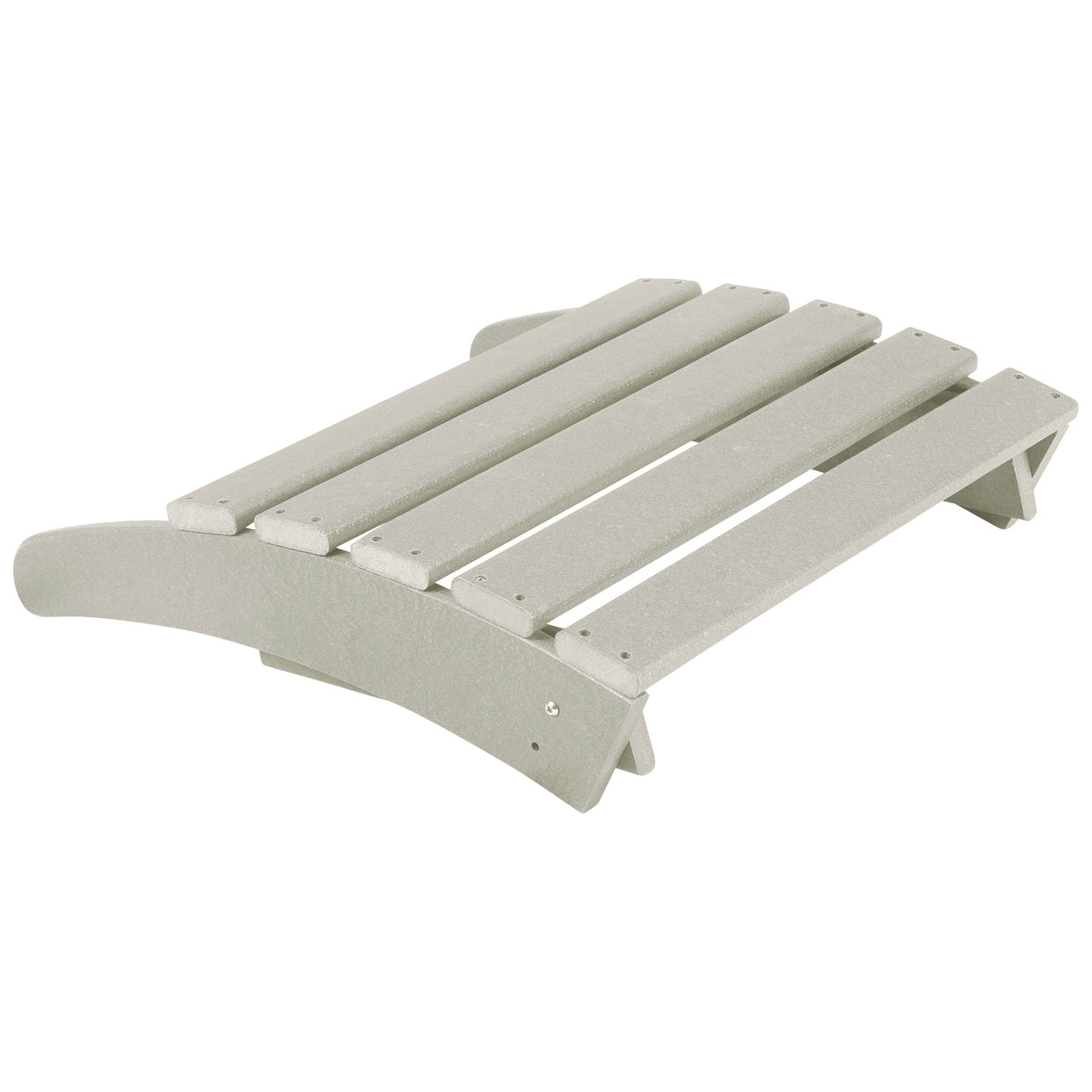 Chaises Adirondack pliables Polytrends Laguna en PEHD, toutes saisons, avec poufs (ensemble de 5 pièces)