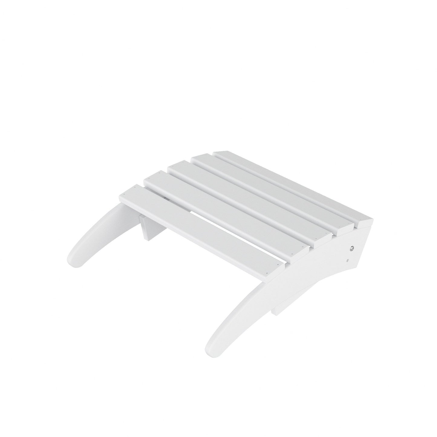 Ensemble de 5 chaises Adirondack pliables Polytrends Laguna en PEHD pour patio extérieur, toutes saisons
