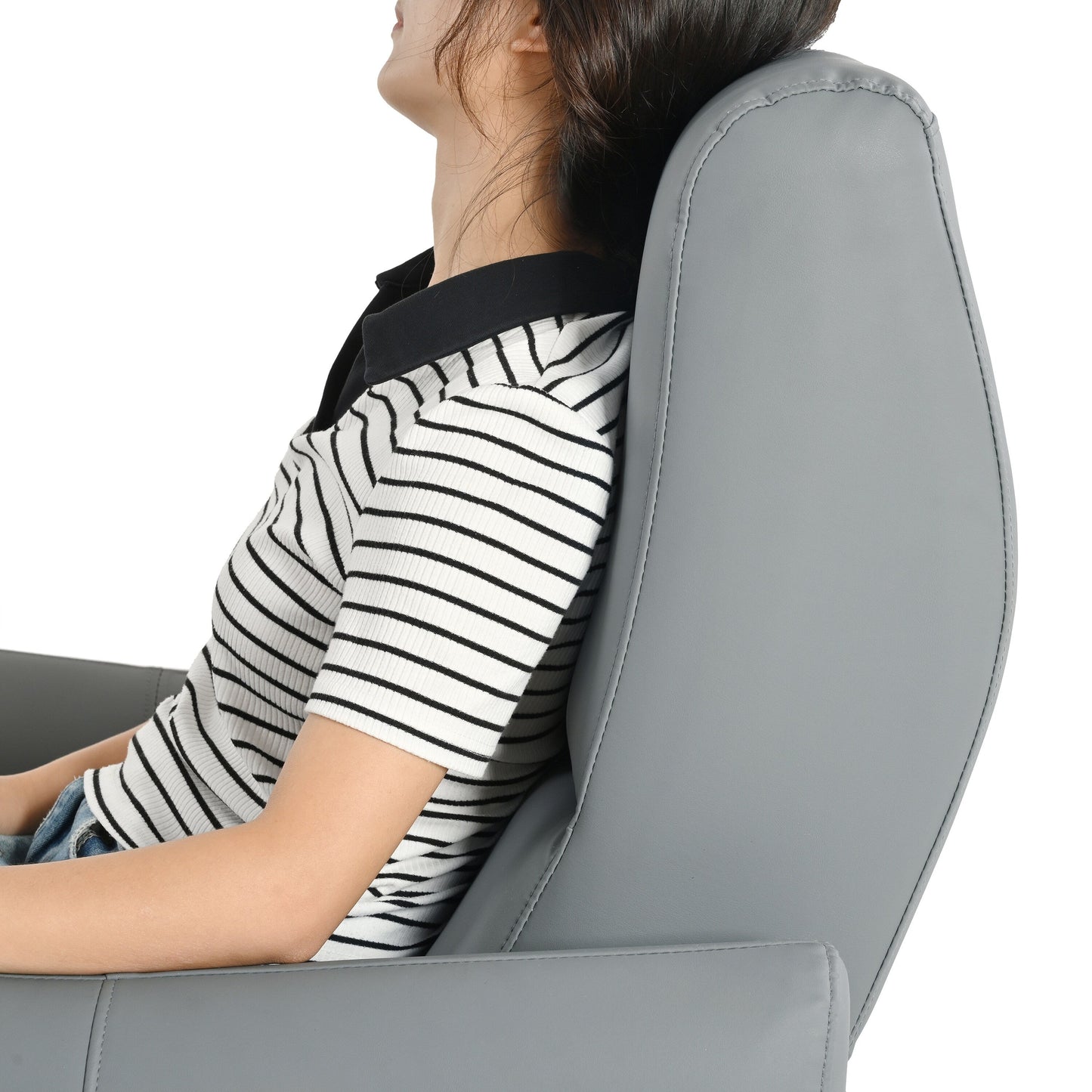 Fauteuil inclinable électrique en cuir PU avec port USB-C et capacité de charge de 150 kg