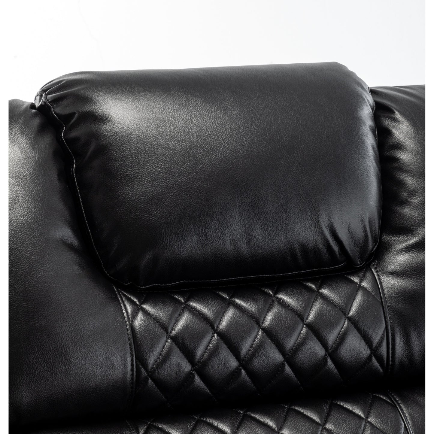 Fauteuil inclinable en PU avec réglage de position infini à 180°, télécommande et assemblage sans outil
