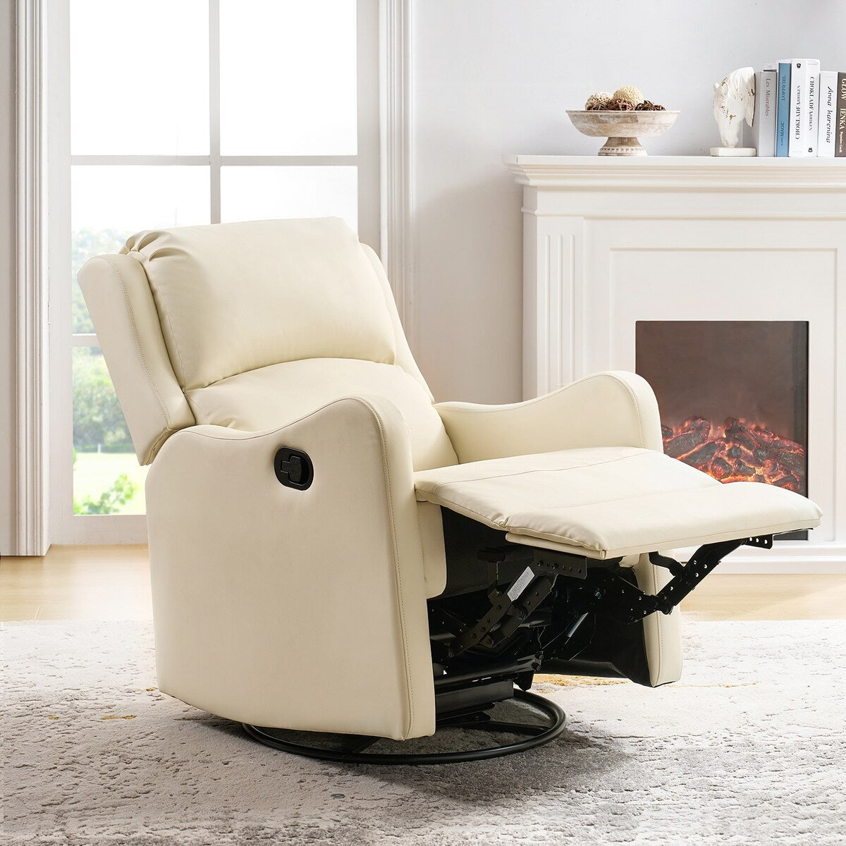 Fauteuil inclinable pivotant à 360 degrés Pablo traditionnel par HULALA HOME