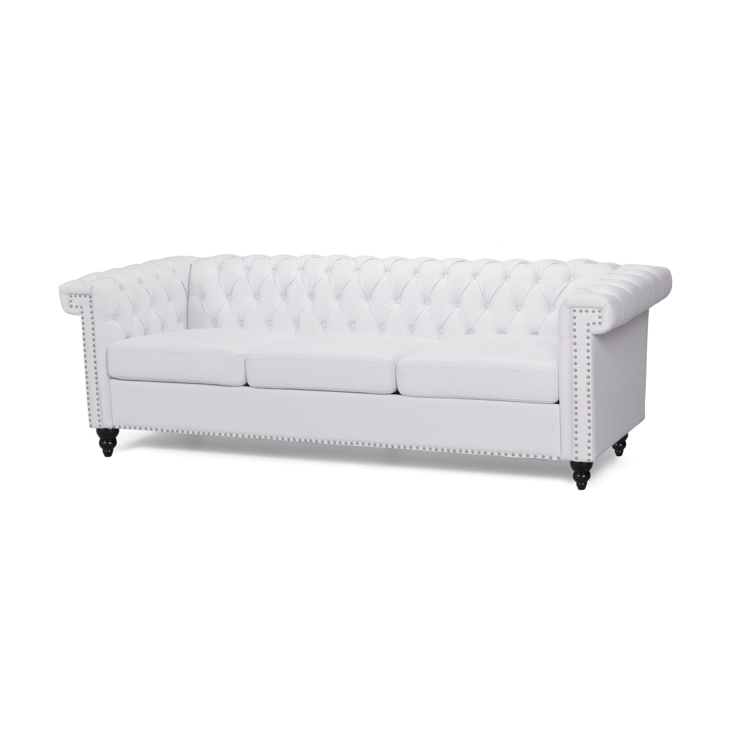 Canapé 3 places capitonné Parkhurst Chesterfield par Christopher Knight Home