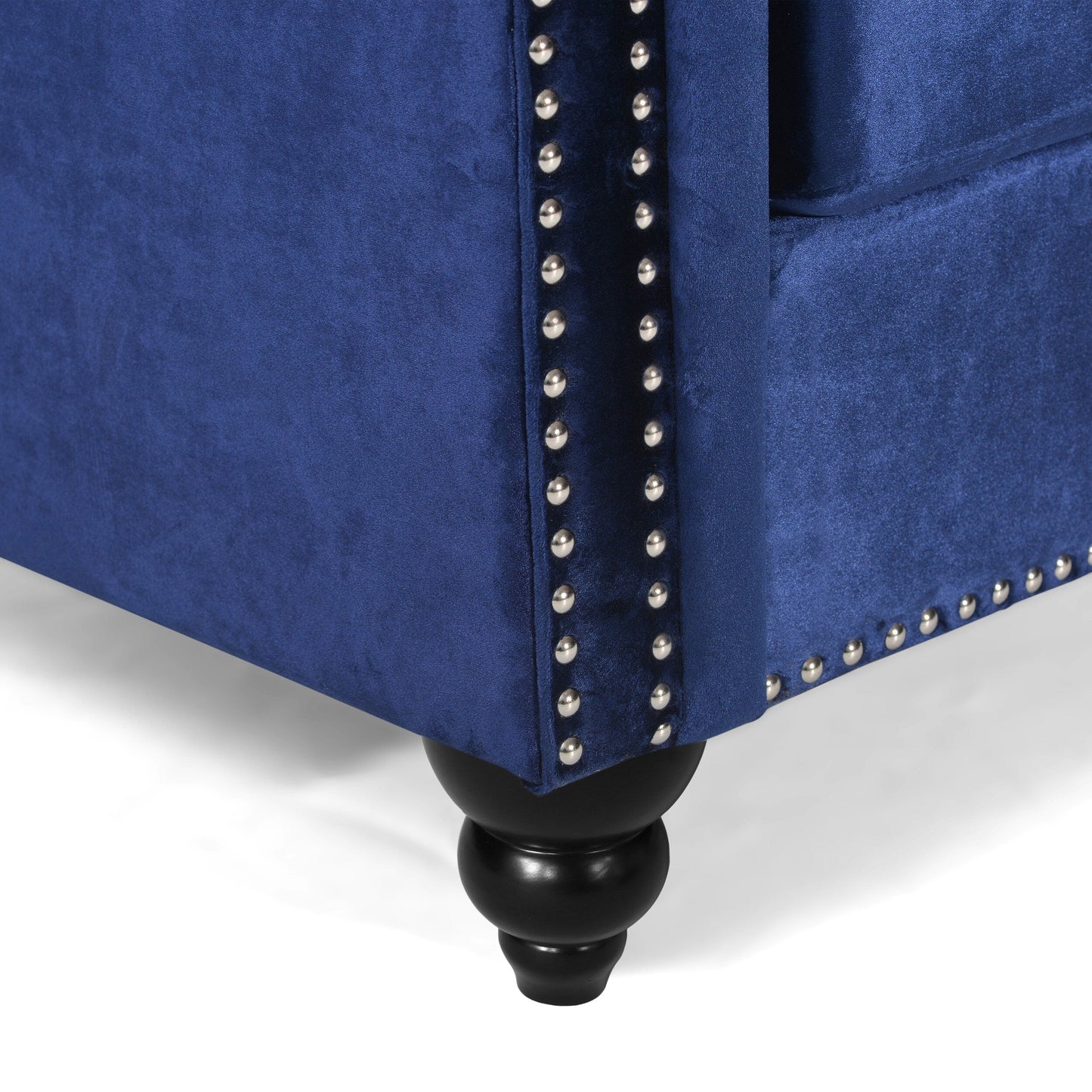 Canapé Parkhurst en velours capitonné par Christopher Knight Home