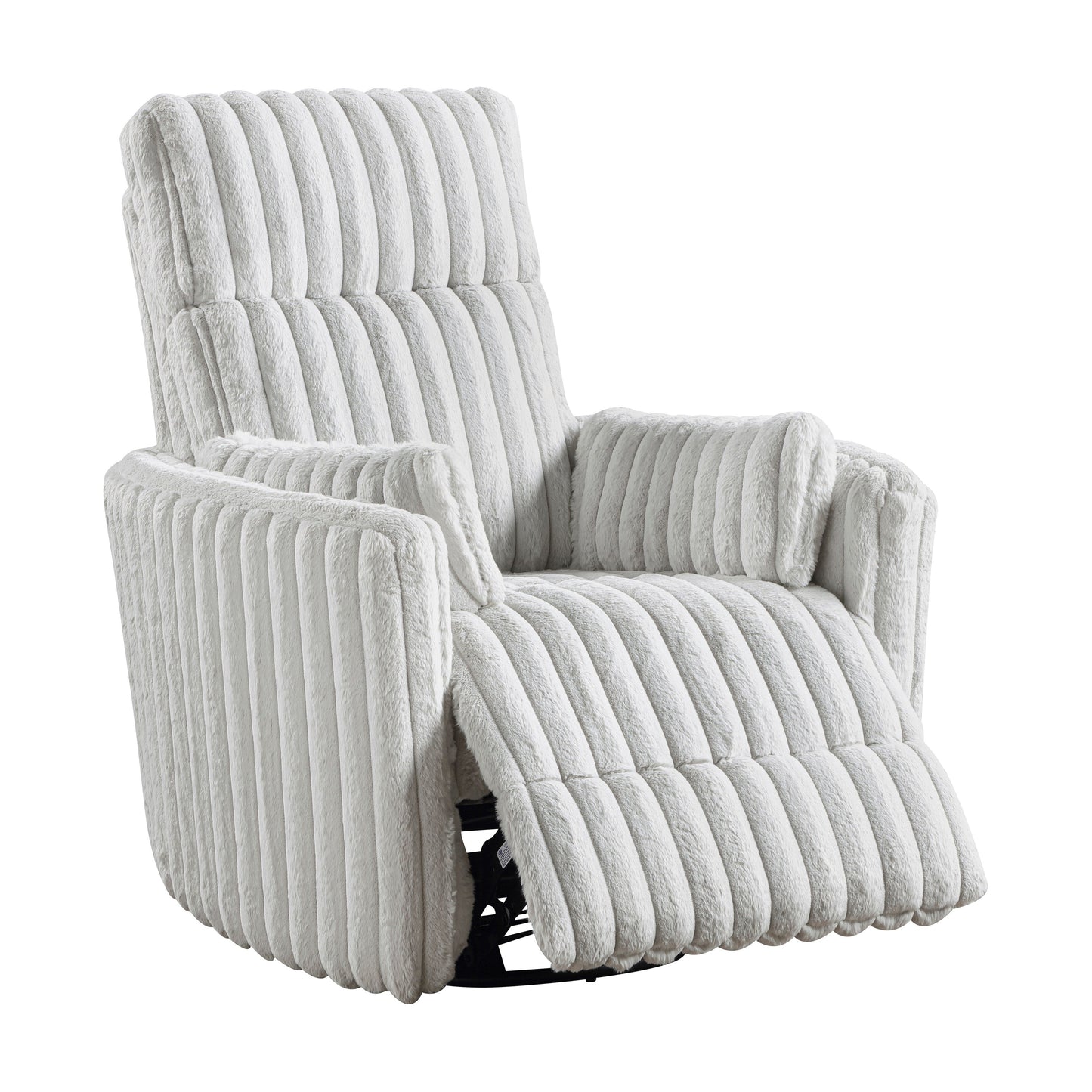 Fauteuil inclinable manuel pivotant en velours côtelé Pendu