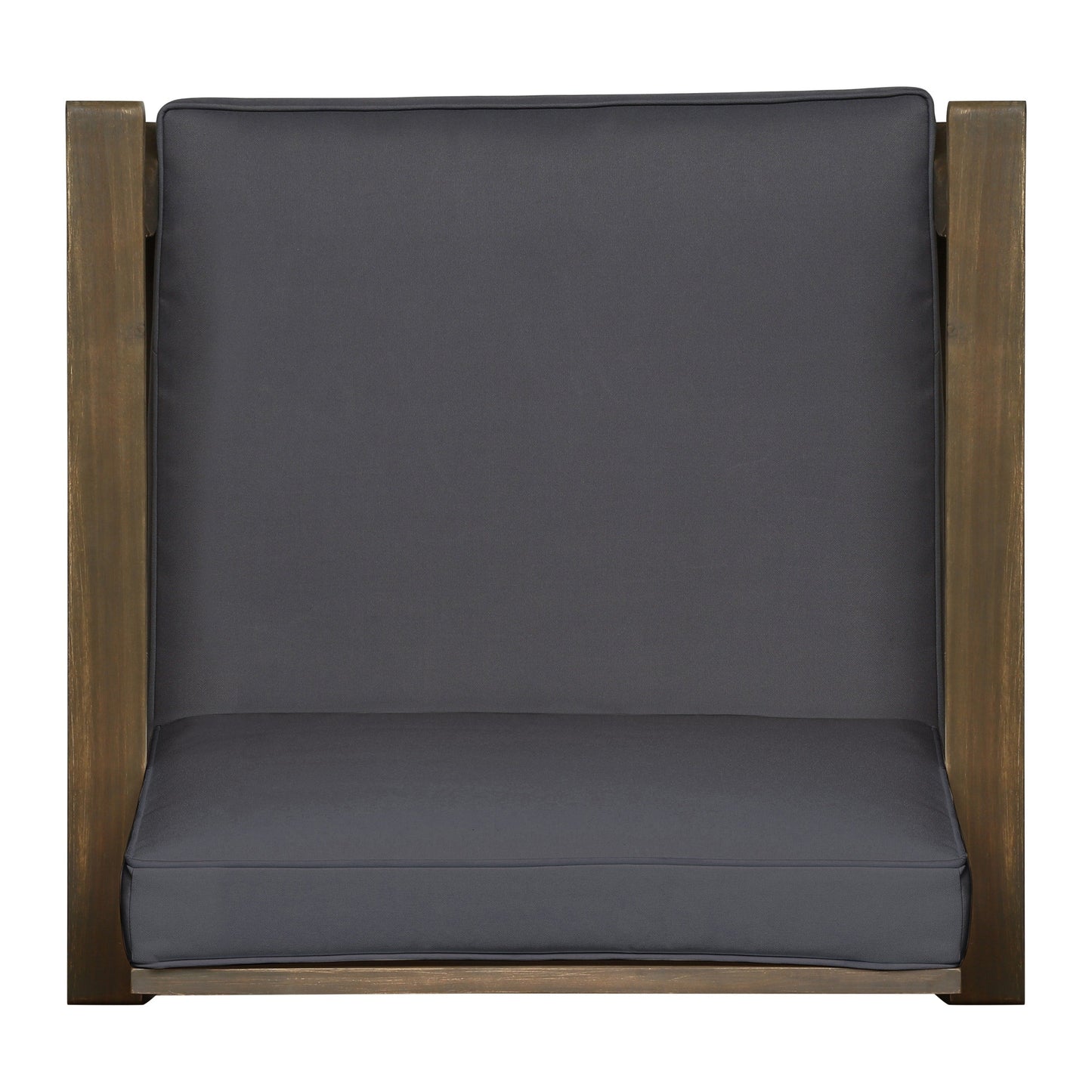 Fauteuil club d'extérieur Perla en bois d'acacia (lot de 2) par Christopher Knight Home