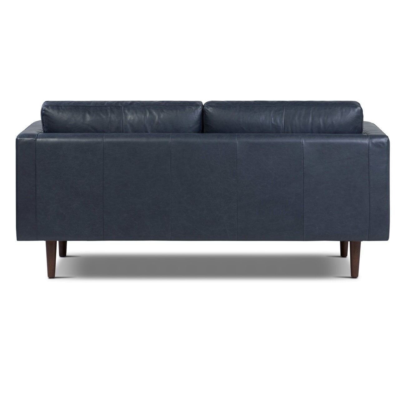 Canapé d'appartement Poly & Bark Napa 72 - Cuir italien véritable pleine fleur