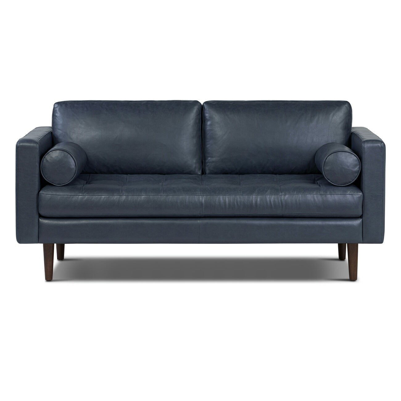 Canapé d'appartement Poly & Bark Napa 72 - Cuir italien véritable pleine fleur