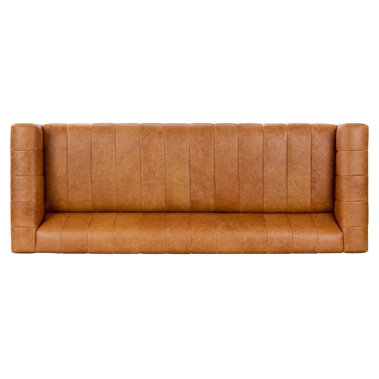 Canapé Canale Poly & Bark - Cuir italien véritable pleine fleur