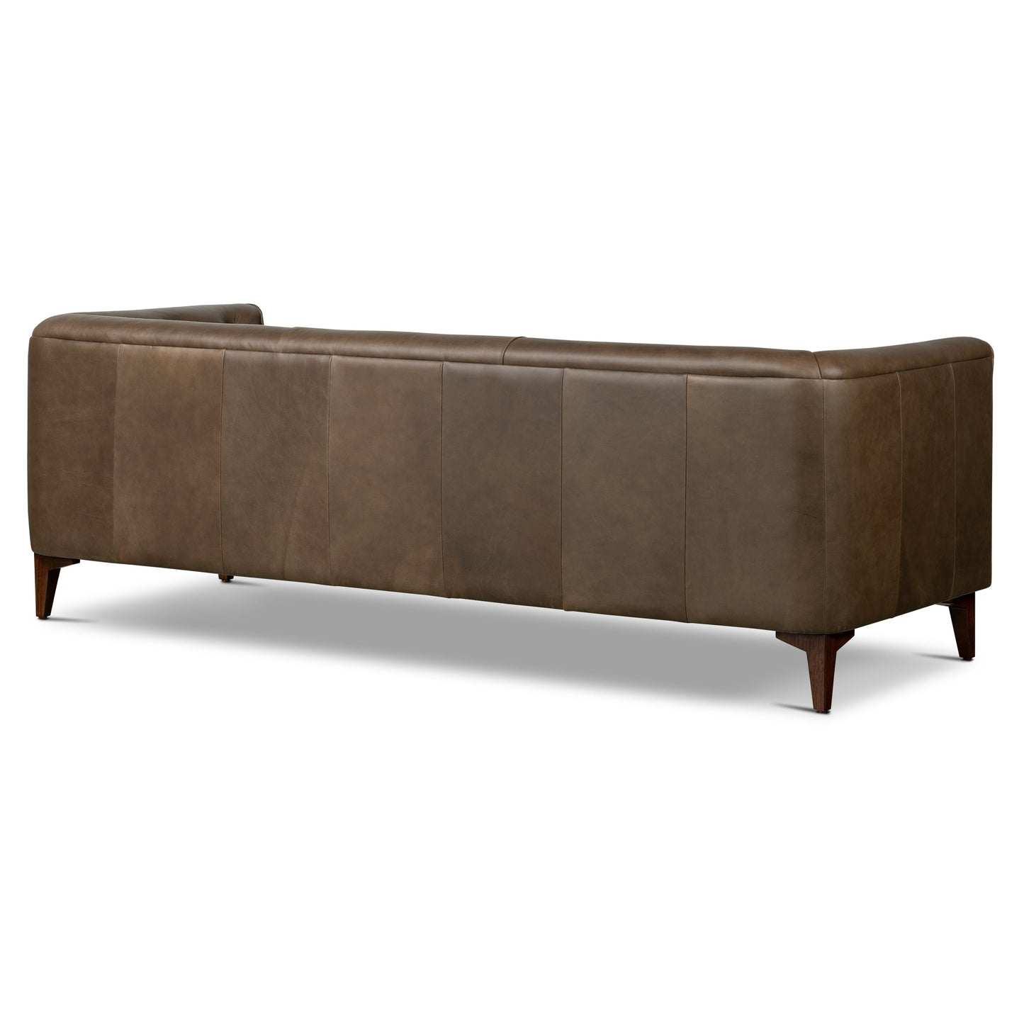 Canapé Poly & Bark Essex 89 - Cuir italien véritable pleine fleur