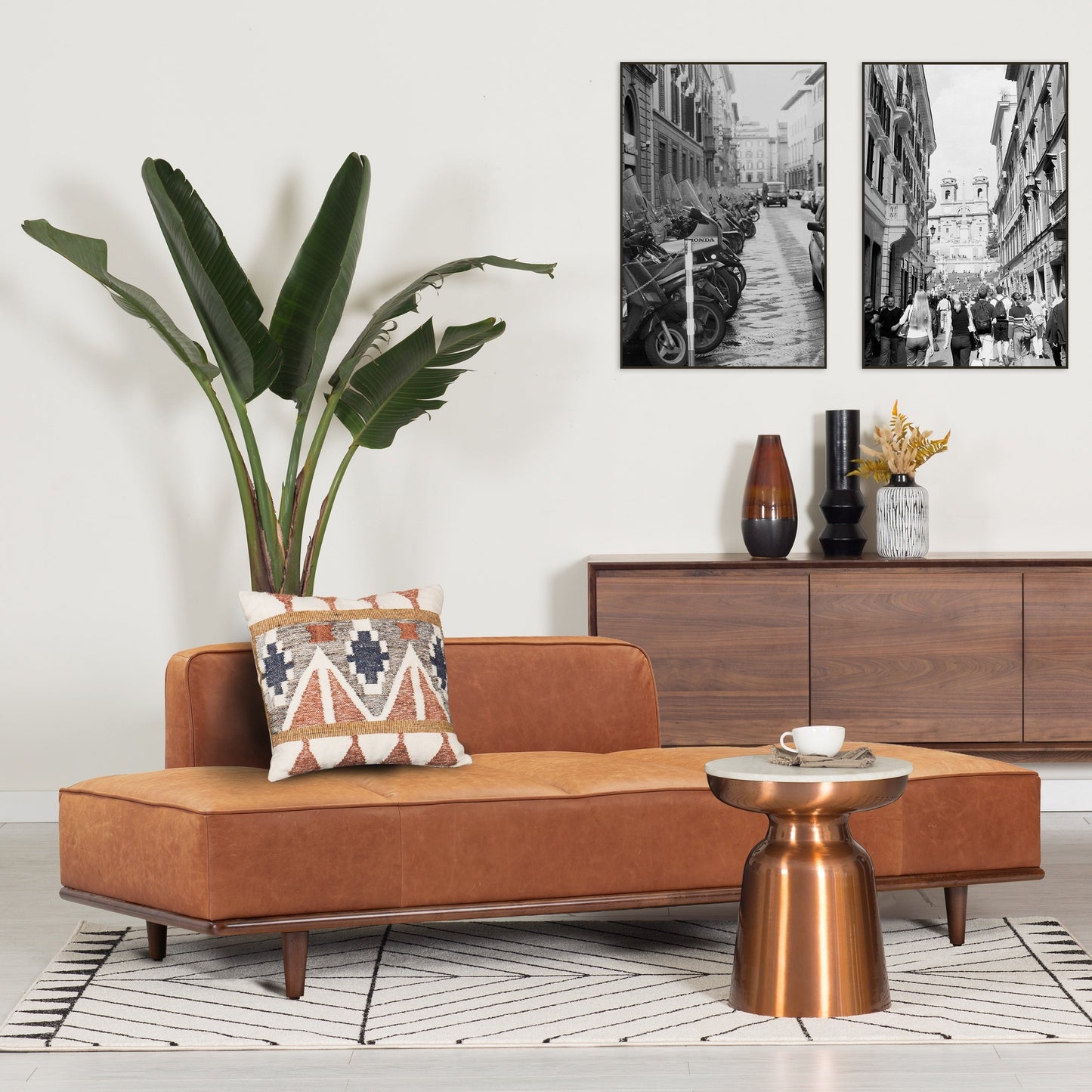 Lit de repos Poly & Bark Jasper - Cuir italien véritable pleine fleur