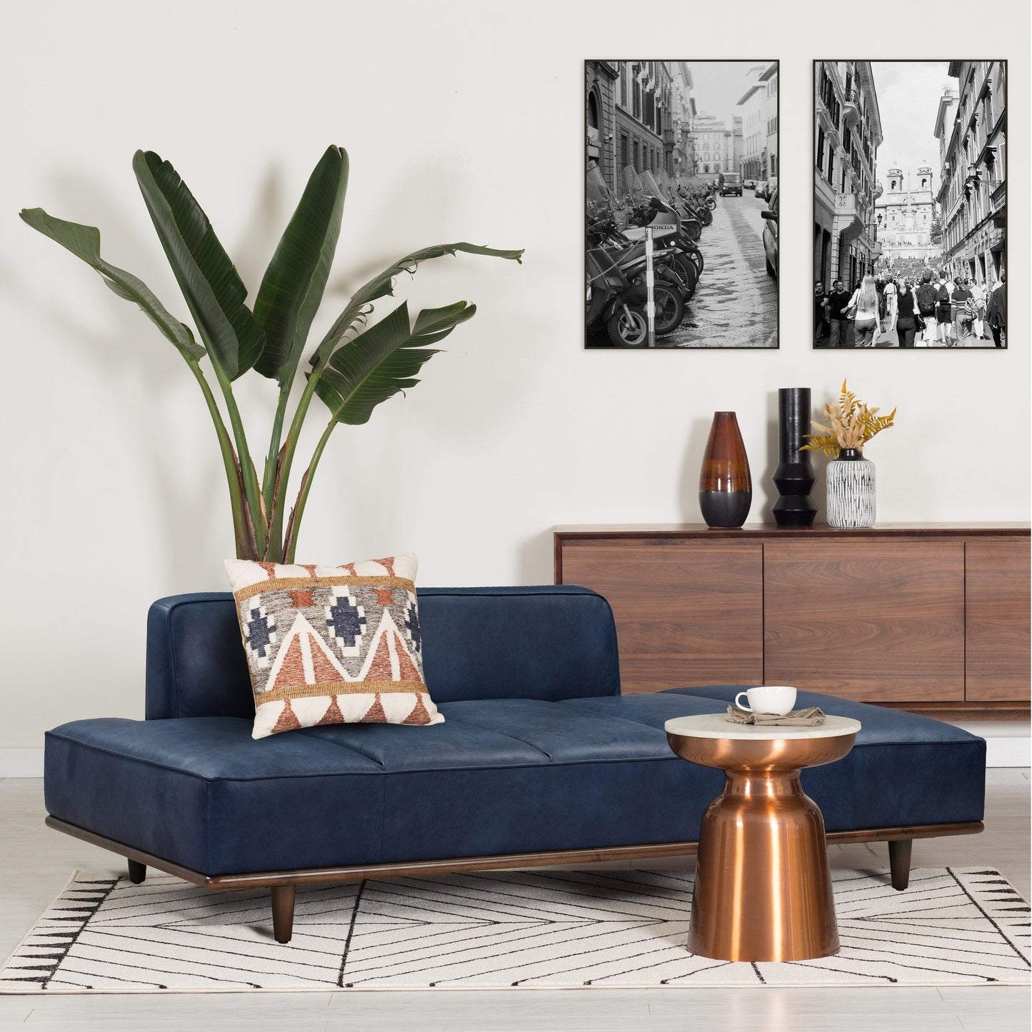 Lit de repos Poly & Bark Jasper - Cuir italien véritable pleine fleur