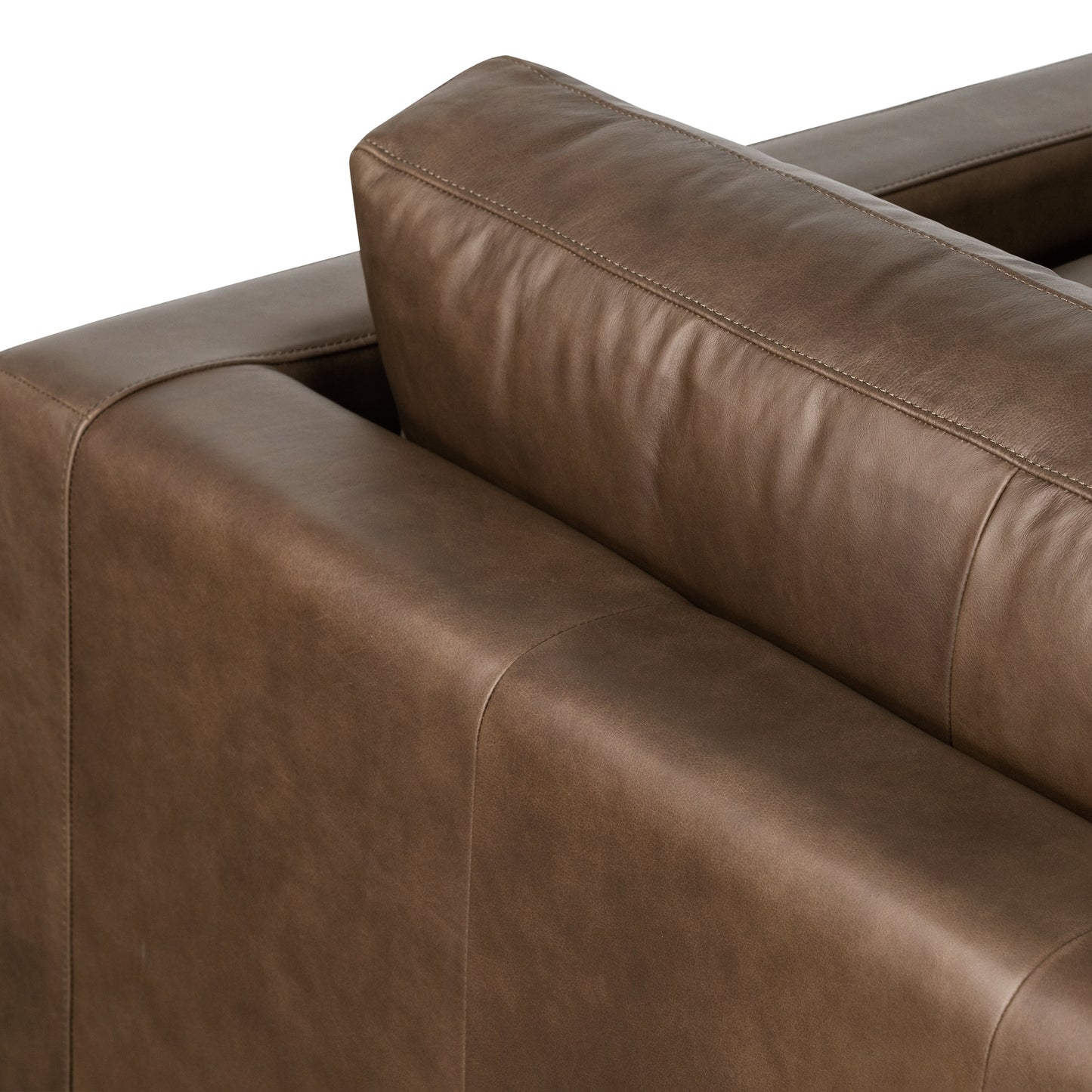Canapé Napa 88,5 en Poly & Bark - Cuir italien véritable