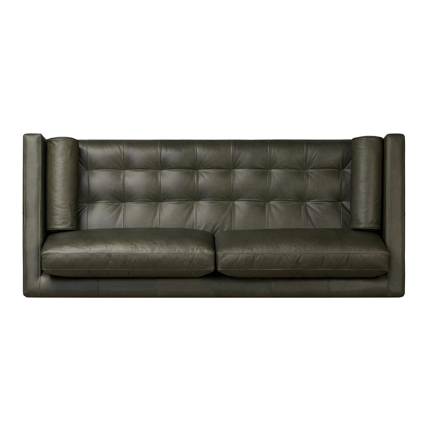 Canapé Napa 88,5 en Poly & Bark - Cuir italien véritable