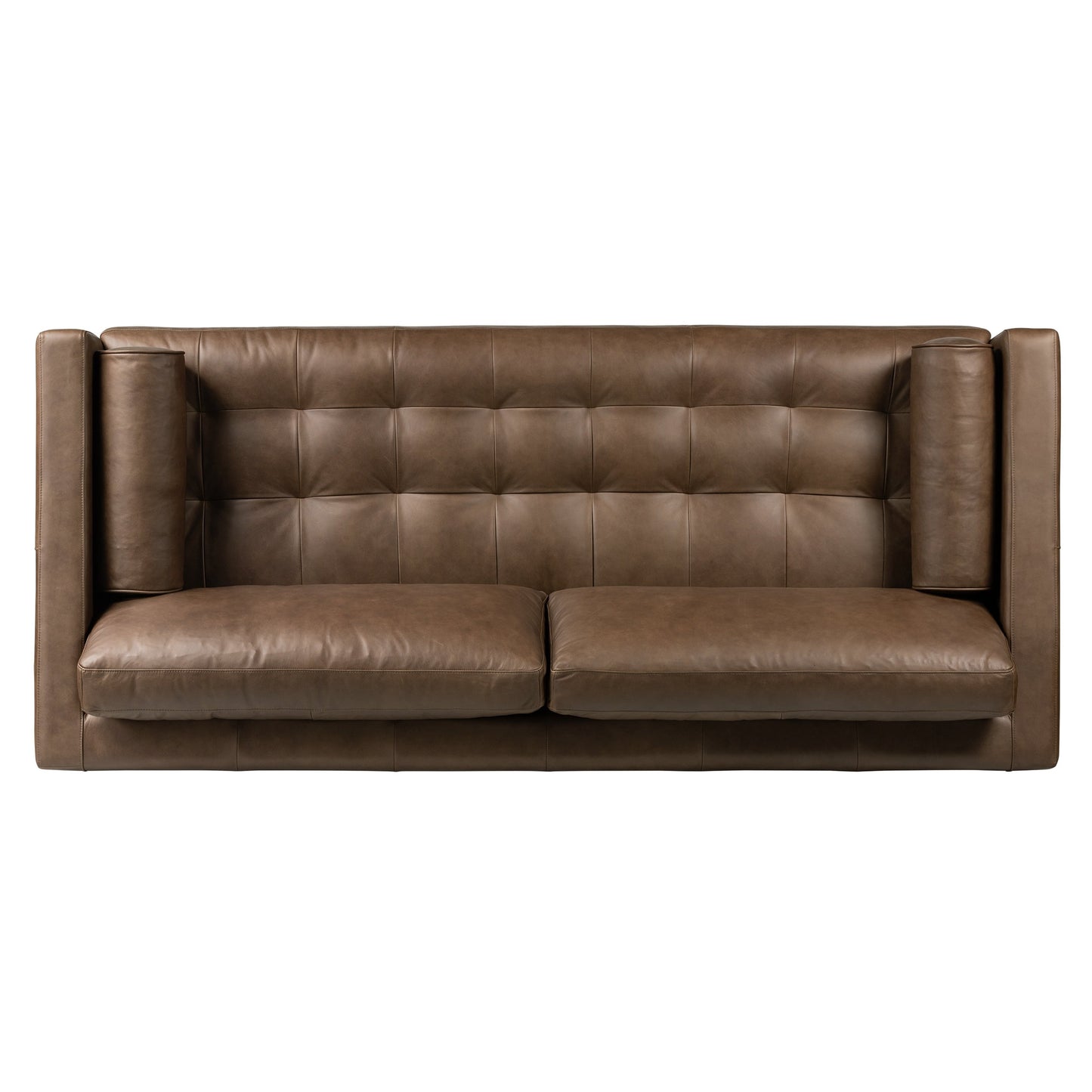 Canapé Napa 88,5 en Poly & Bark - Cuir italien véritable
