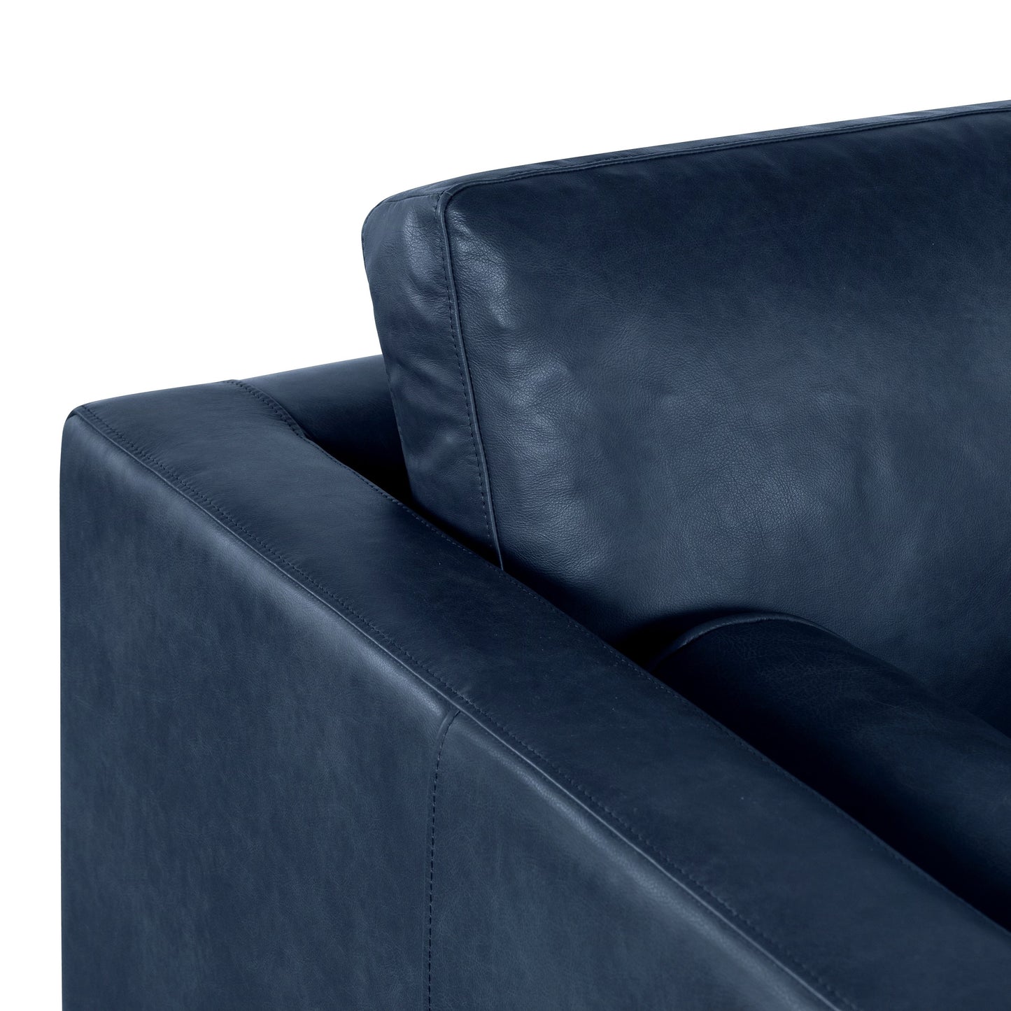 Canapé Napa 88,5 en Poly & Bark - Cuir italien véritable