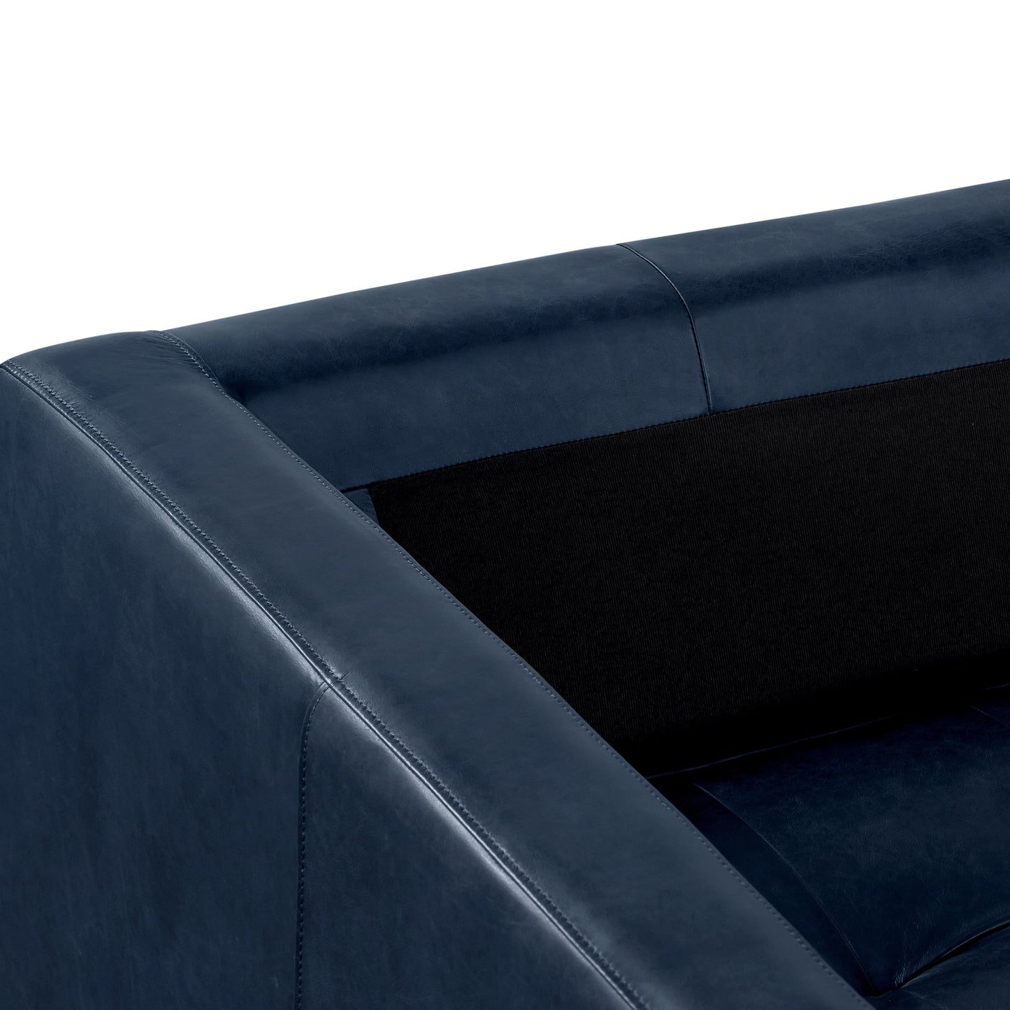 Canapé Napa 88,5 en Poly & Bark - Cuir italien véritable