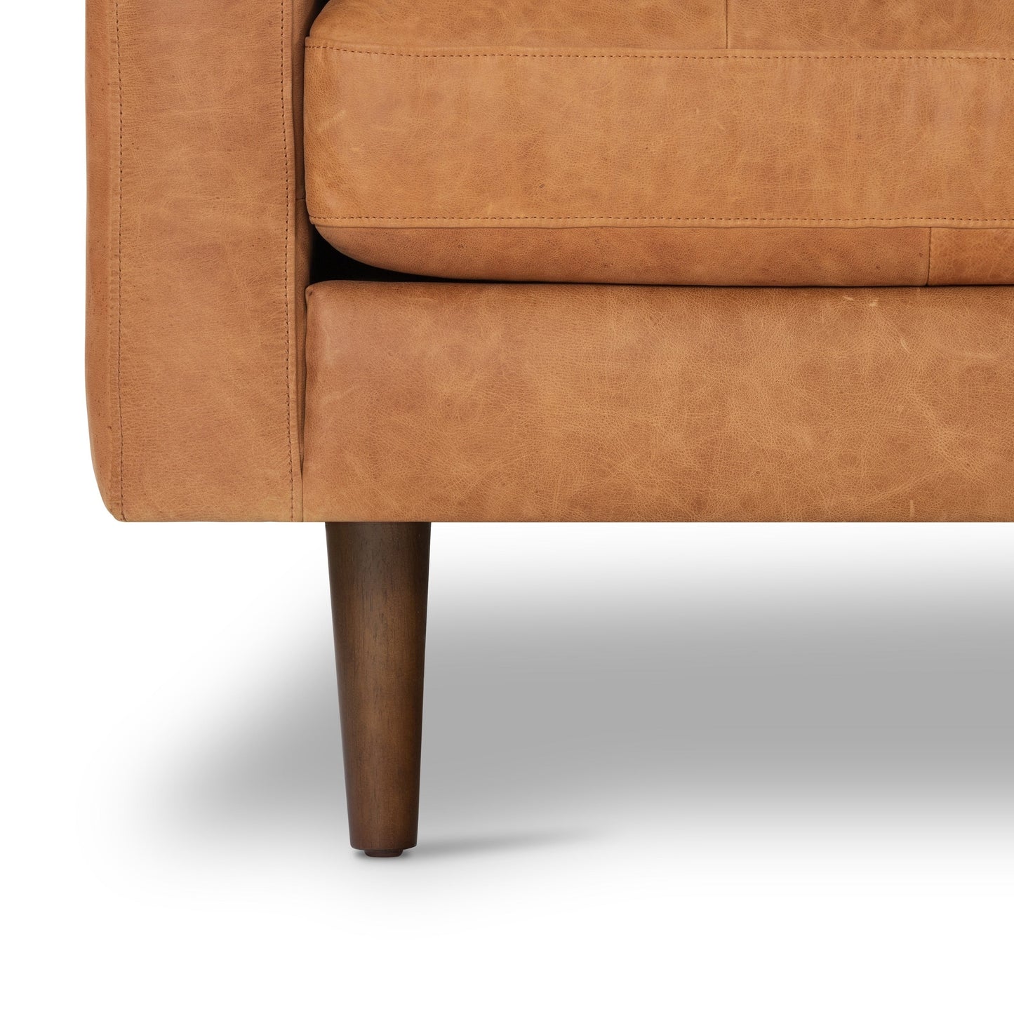 Canapé Napa 88,5 en Poly & Bark - Cuir italien véritable